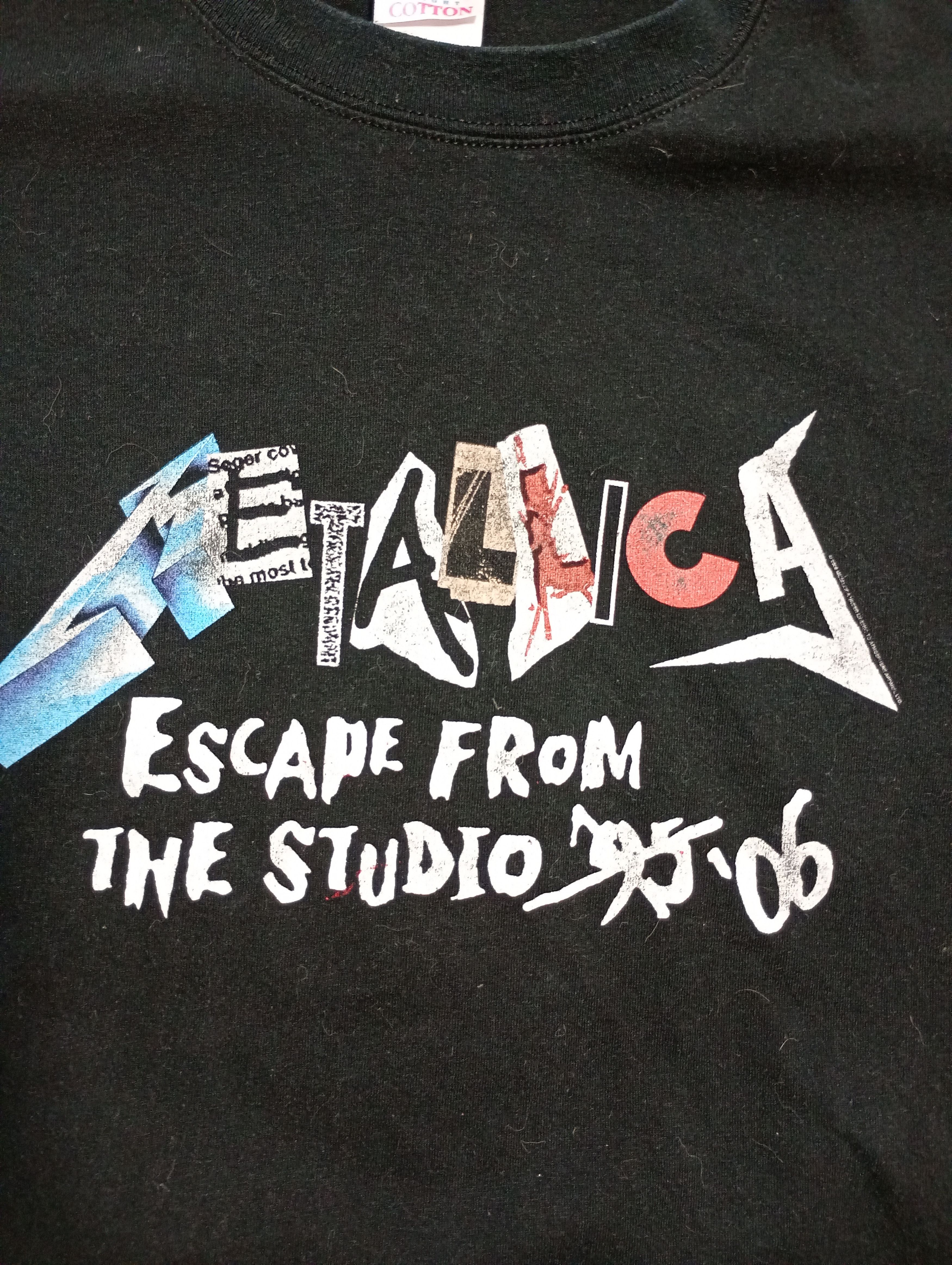 Band Tees Metallica Escape From The Studio'06 Gildan T-shirt 2006 Size US L / EU 52-54 / 3 - 9 Thumbnail