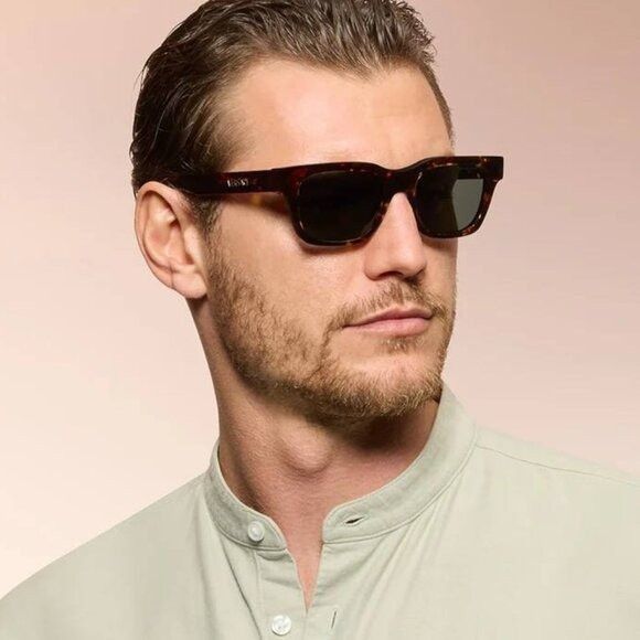 Versace Versace VE4486 550987 Sunglasses Havana Square Frame Size ONE SIZE - 2 Thumbnail