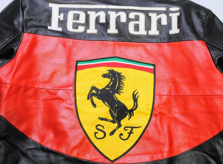 Vintage 🔥💵 FERRARI RACING LEATHER JACKET Size US M / EU 48-50 / 2 - 5 Thumbnail