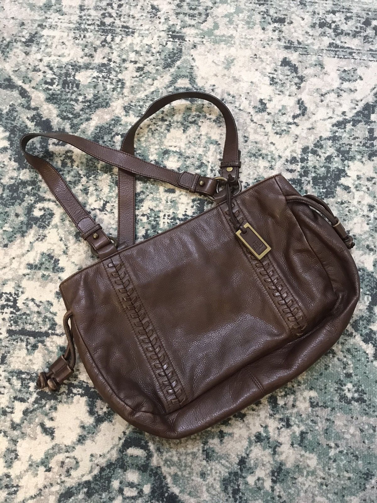 RRL Ralph Lauren PRL Polo Ralph Lauren Genuine Leather Hand Bag Size ONE SIZE - 3 Thumbnail