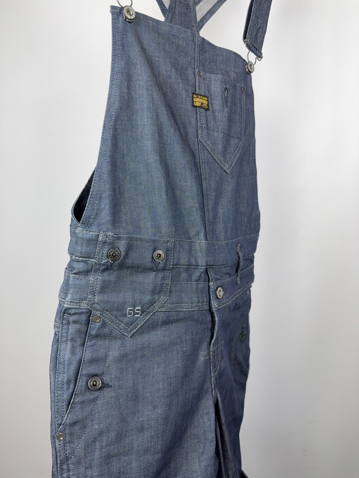 G-Star × Japanese Brand NWT G-Star RAW Denim Overalls Jumpsuit Flared Legs Size S Size 27" / US 4 / IT 40 - 6 Thumbnail