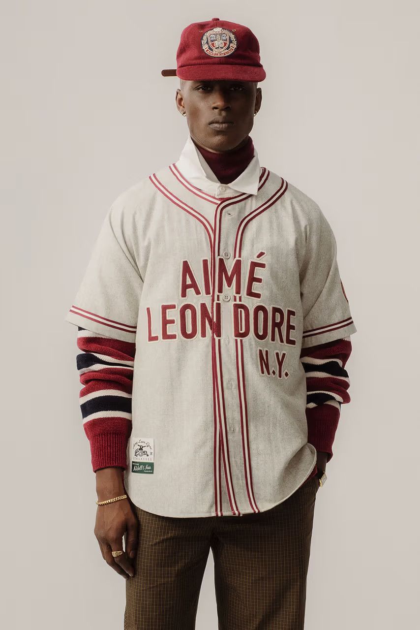 Aime Leon Dore × Mitchell & Ness ALD / Mitchell & Ness Team Baseball Jersey Size US M / EU 48-50 / 2 - 1 Thumbnail