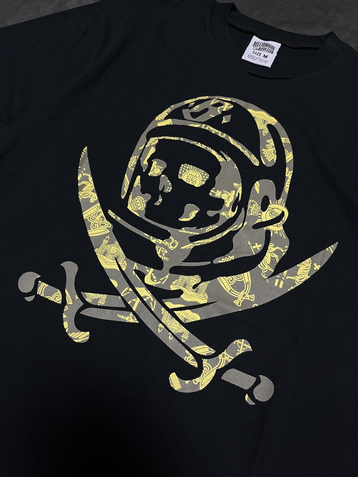 Billionaire Boys Club Rare Billionaire Boys Club BBC Skull Pirate T-Shirt Black M Size US M / EU 48-50 / 2 - 6 Thumbnail