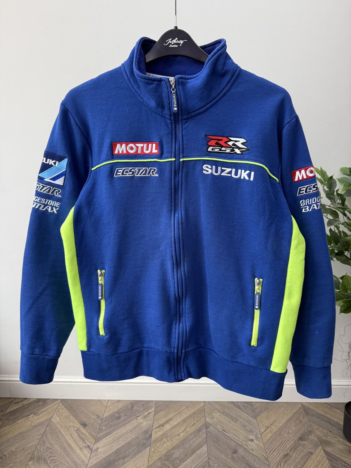 Other Vintage Suzuki MotoGP Team Jacket Mens Blue Full Zip Racing Size US XL / EU 56 / 4 - 2 Thumbnail