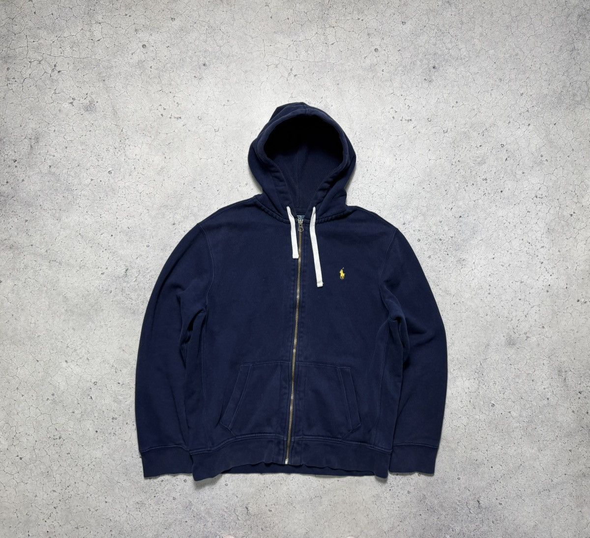 Polo Ralph Lauren × Ralph Lauren × Vintage Vintage Polo Ralph Lauren Navy Full Zip Hoodie Hype PRL Y2K Size US XL / EU 56 / 4 - 1 Thumbnail