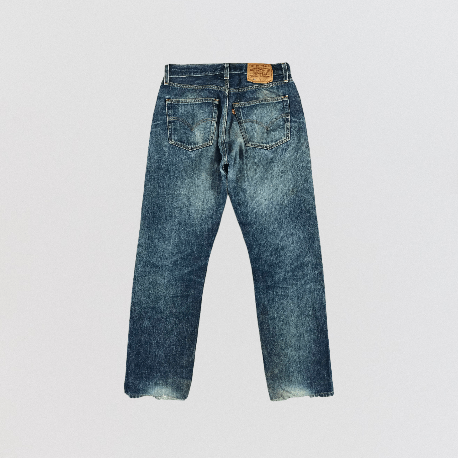 Levi's Vintage 90s Blue Wash Levis 501 Jeans-JM3027 Size US 31 - 2 Thumbnail
