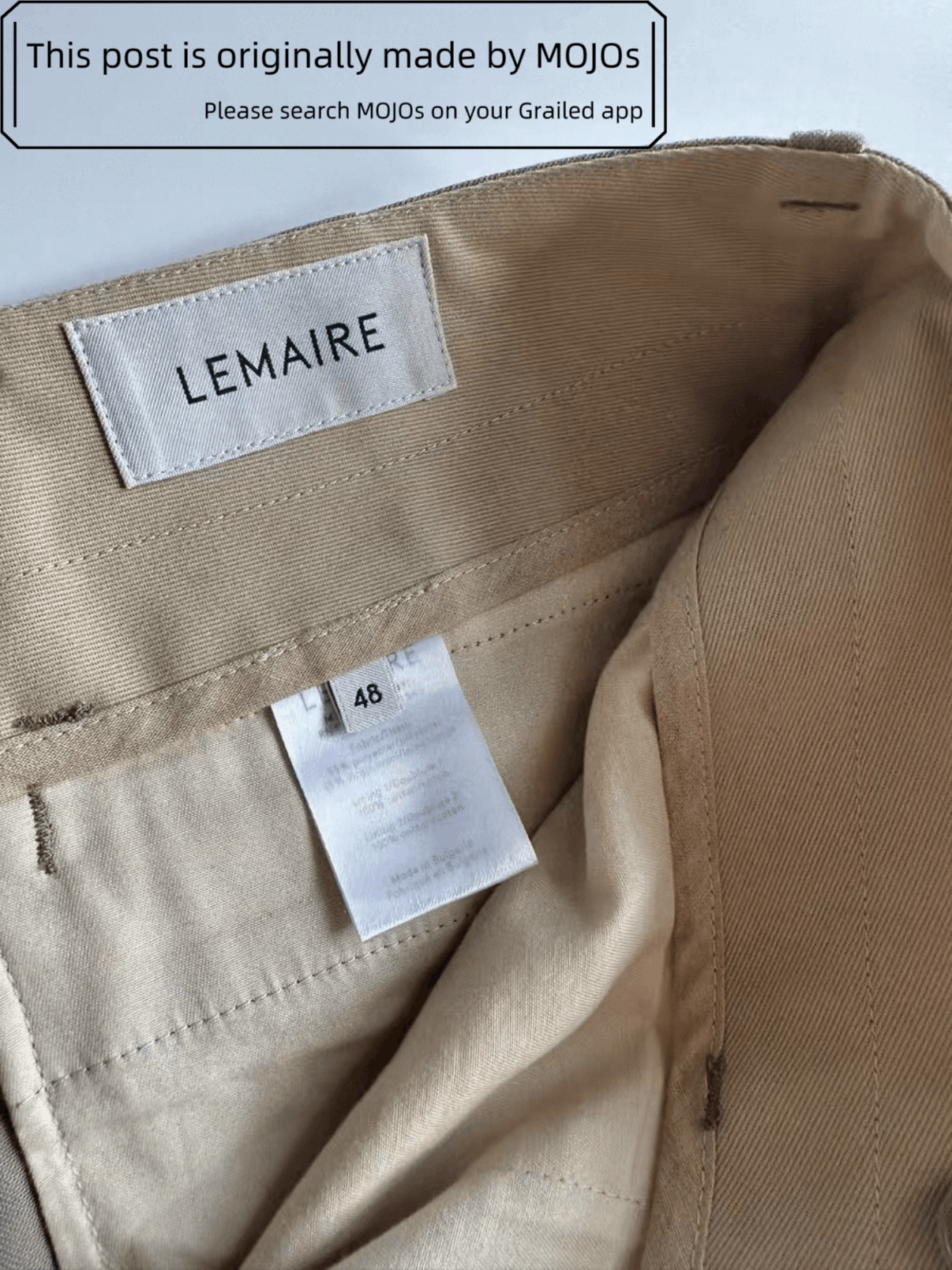 Lemaire Sz 48 Lemaire 20SS Classic Trousers mojos2112 Size US 32 / EU 48 - 7 Thumbnail
