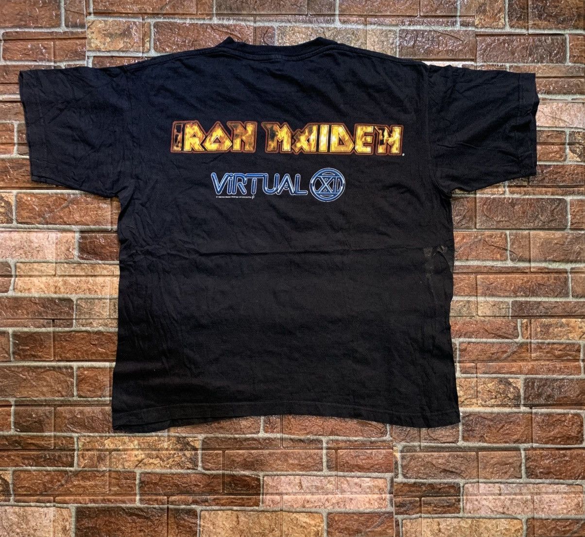 Band Tees × Iron Maiden × Vintage Iron Maiden Virtual XI 1998 Tee Size US XL / EU 56 / 4 - 2 Thumbnail
