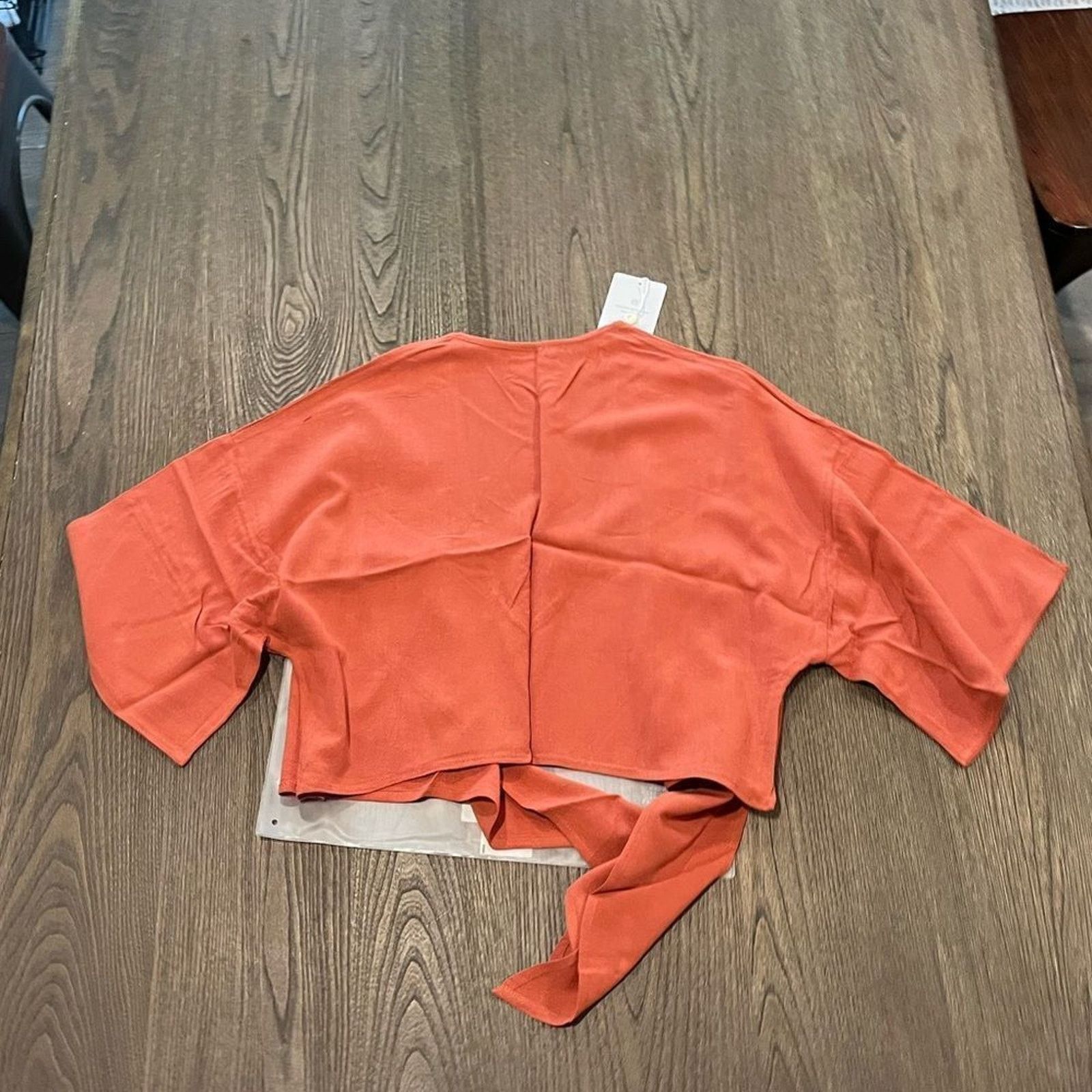 Vintage NWT Toluca Maria Swim Cover Up Shirt Clay Size M Size ONE SIZE - 2 Thumbnail