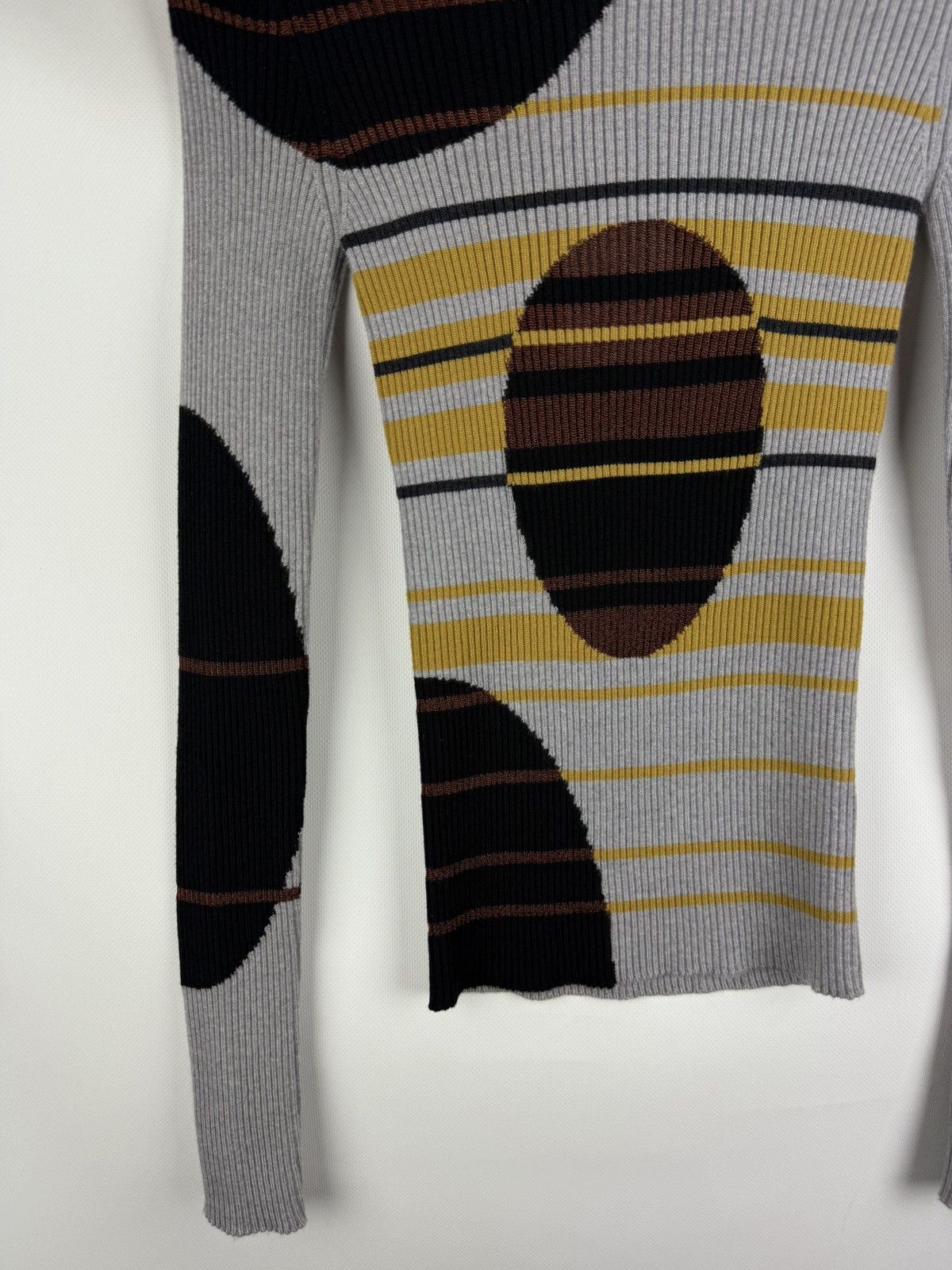 Maison Margiela Margiela Runaway Geometric Pattern Wool Sweater Pullover Size S / US 4 / IT 40 - 7 Thumbnail
