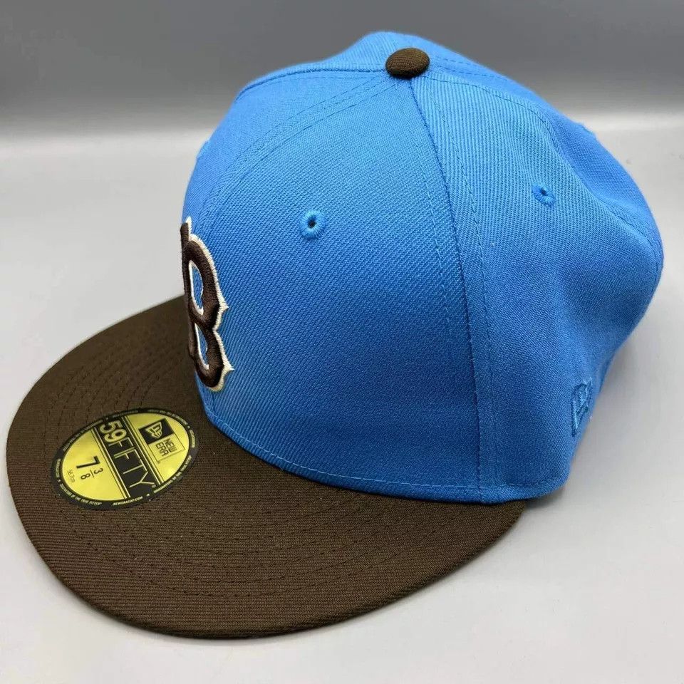 New Era Boston Red Sox Hat Men 7 3/8 59Fifty New Era MLB Fitted Cap Size ONE SIZE - 5 Thumbnail