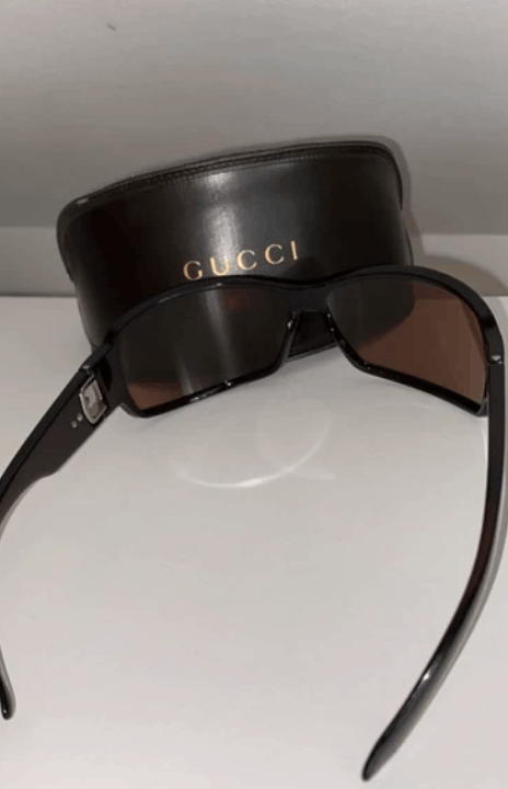 Gucci Gucci Sunglasses 🇺🇸 TAX FREE GG Mask Logo Shield Sport Size ONE SIZE - 4 Thumbnail