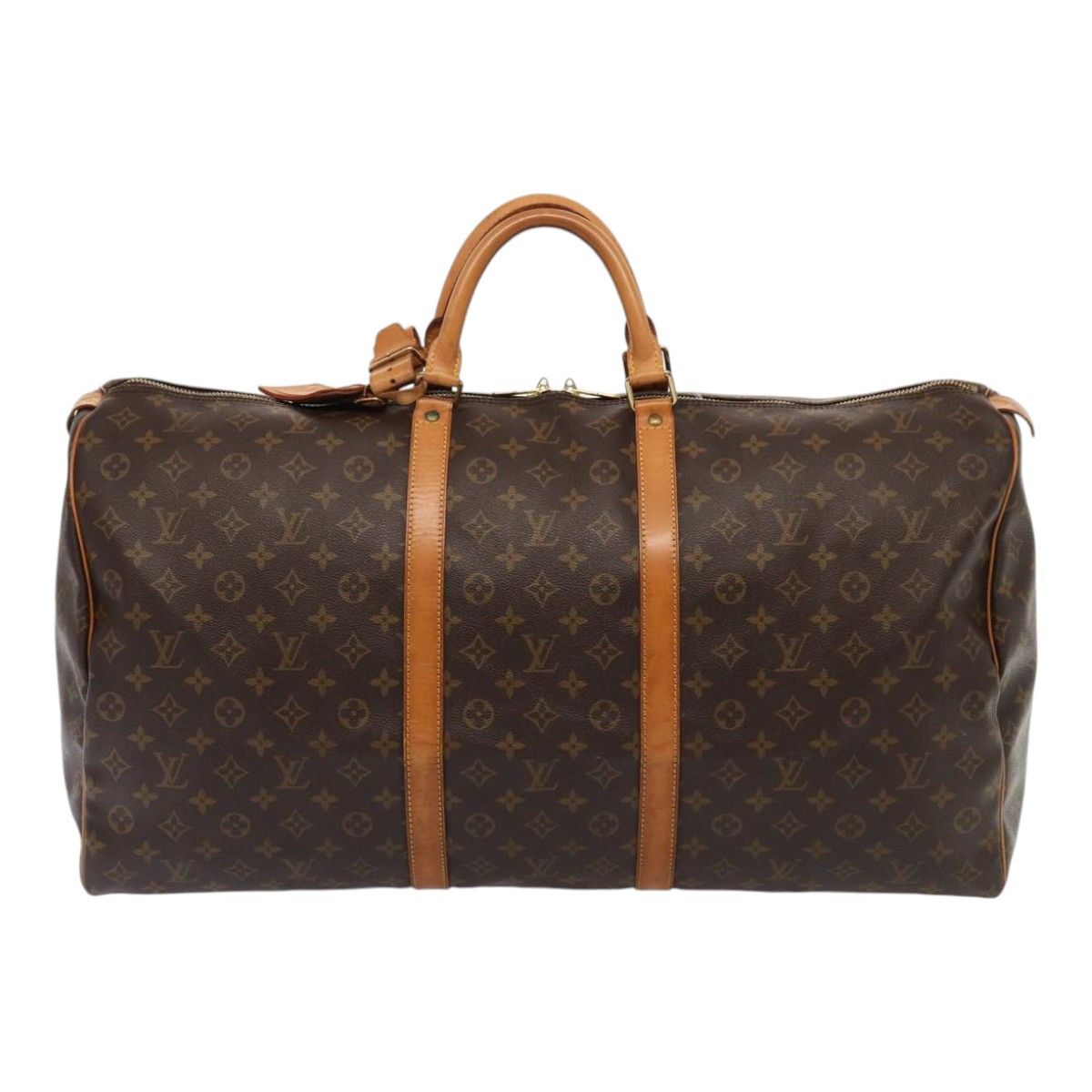 Louis Vuitton Keepall 60 Brown Canvas Travel Bag (Pre-Owned) Size ONE SIZE - 1 Thumbnail