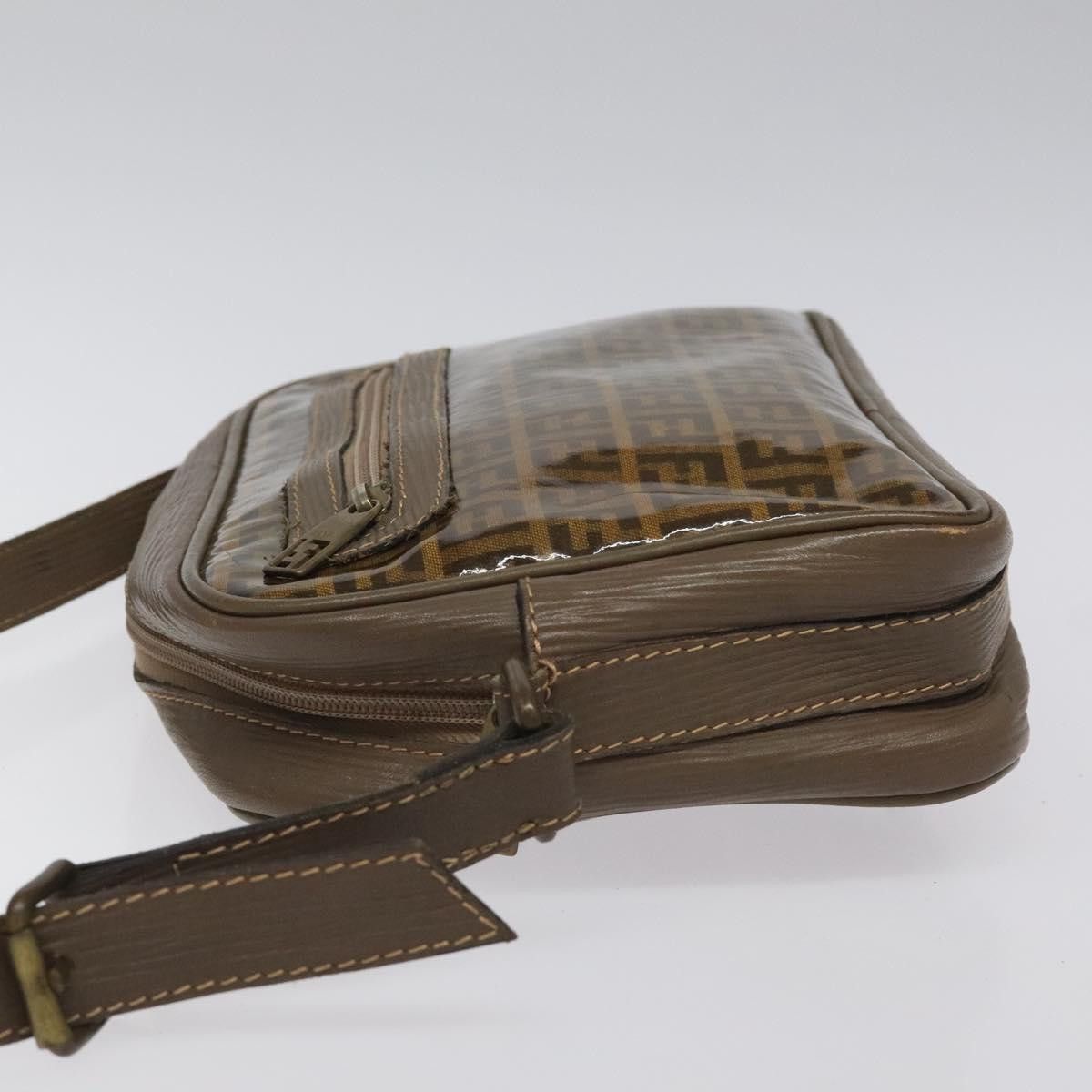 Fendi FENDI Zucchino Canvas Shoulder Bag Beige Size ONE SIZE - 5 Thumbnail