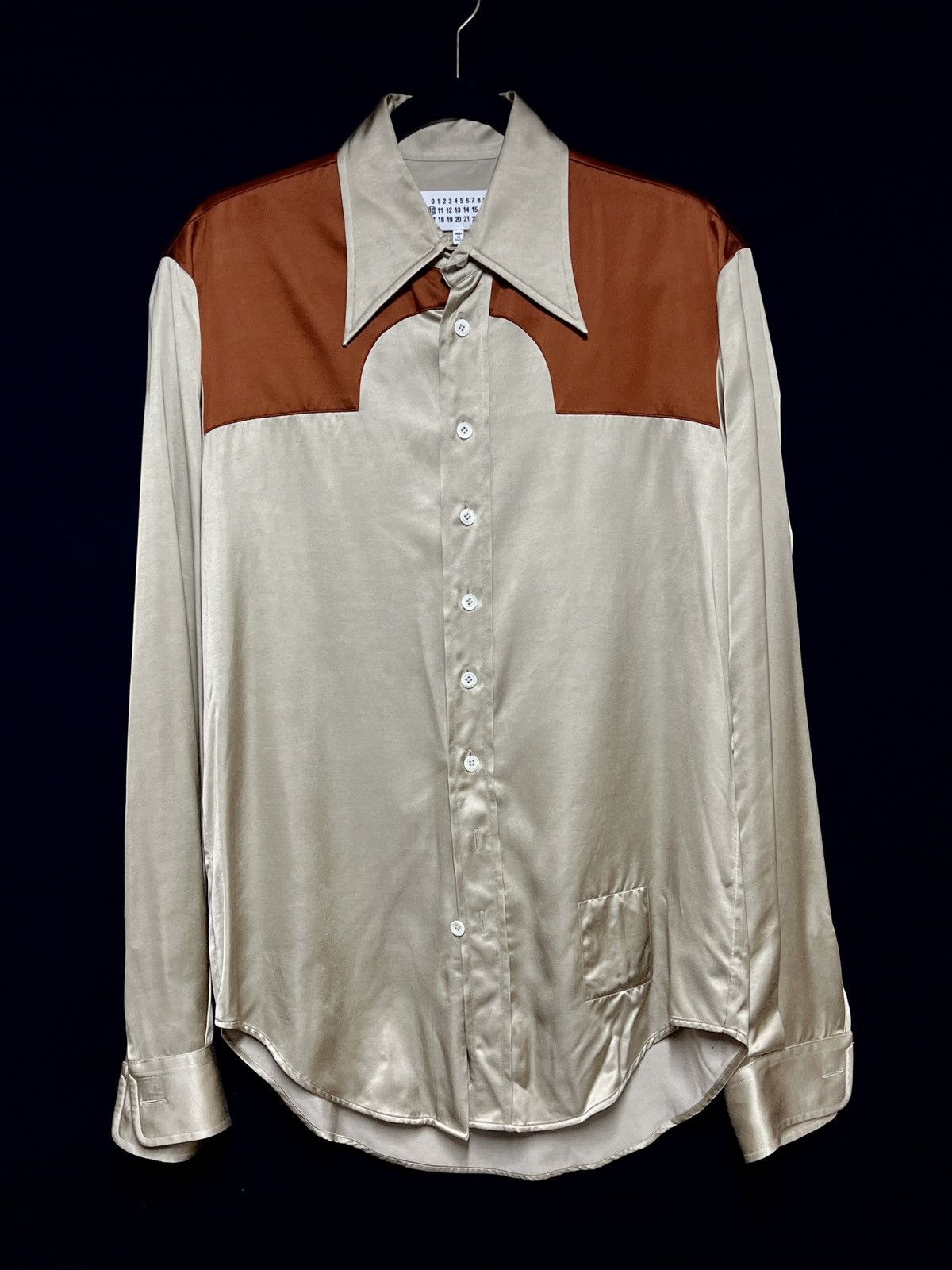 Maison Margiela 18ad Replica Satin Shirt Size 40L - 1 Thumbnail
