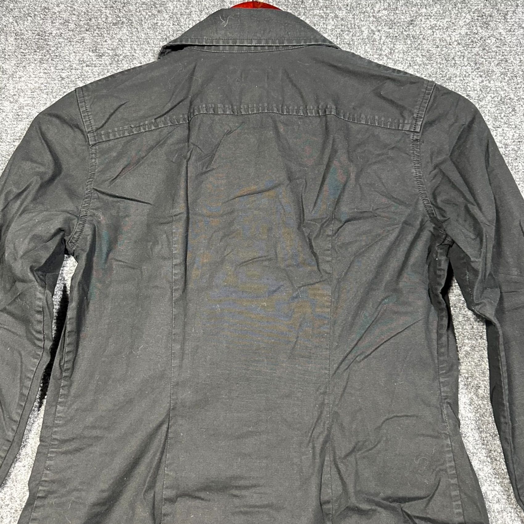 Banana Republic Banana Republic Blouse Womens XS Black Cotton Spandex Button-Up Long Sleeve Top Size XS / US 0-2 / IT 36-38 - 8 Thumbnail