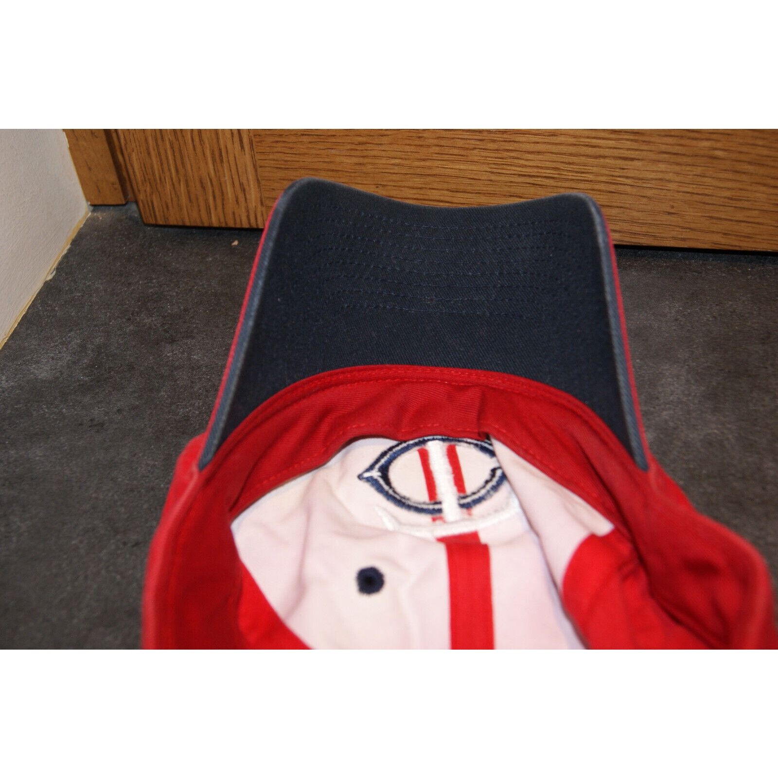 MLB Vintage 90s Minnesota Twins Red Hat Cap Casual Fit Red Size ONE SIZE - 6 Thumbnail