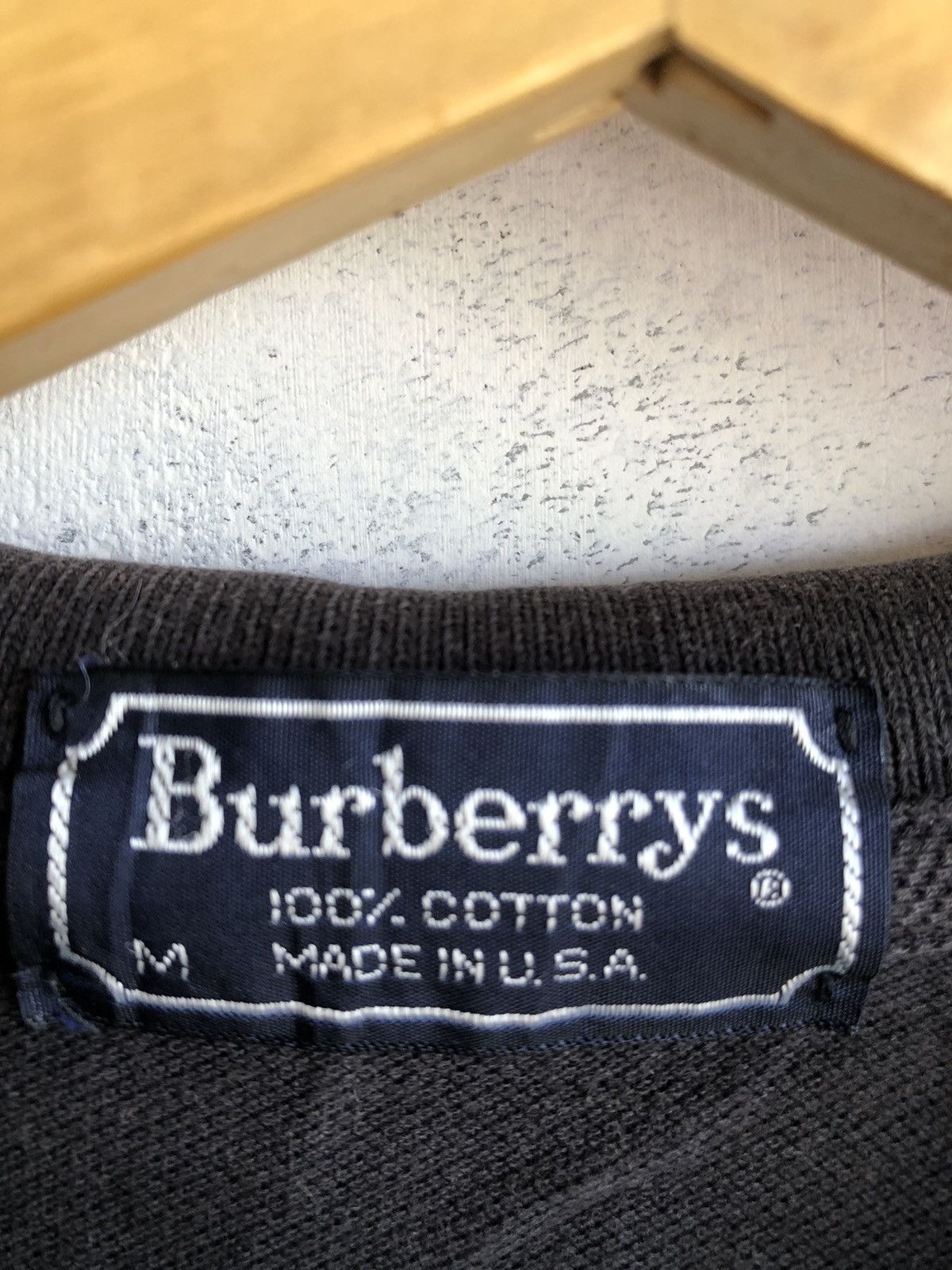 Burberry × Japanese Brand × KMRii Vintage Burberry Sun Faded long sleeve polo shirt Tee Size US M / EU 48-50 / 2 - 7 Thumbnail