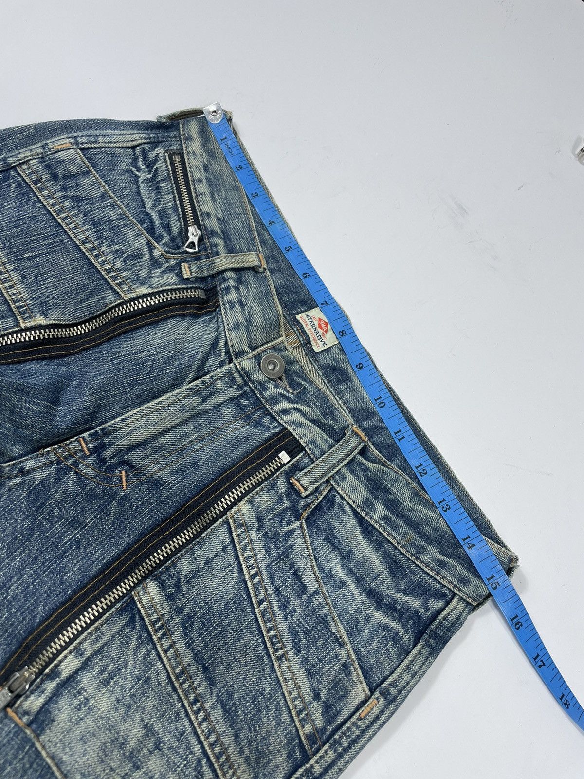 Beauty Beast × Japanese Brand Alternative Multi zipper cargo Pants punk style Size US 29 - 10 Thumbnail