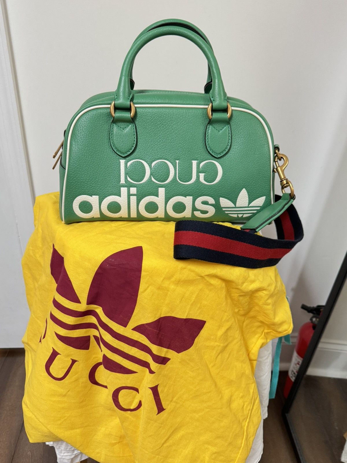 Adidas × Gucci Adidas x Gucci Medium Duffle Bag Size ONE SIZE - 1 Thumbnail