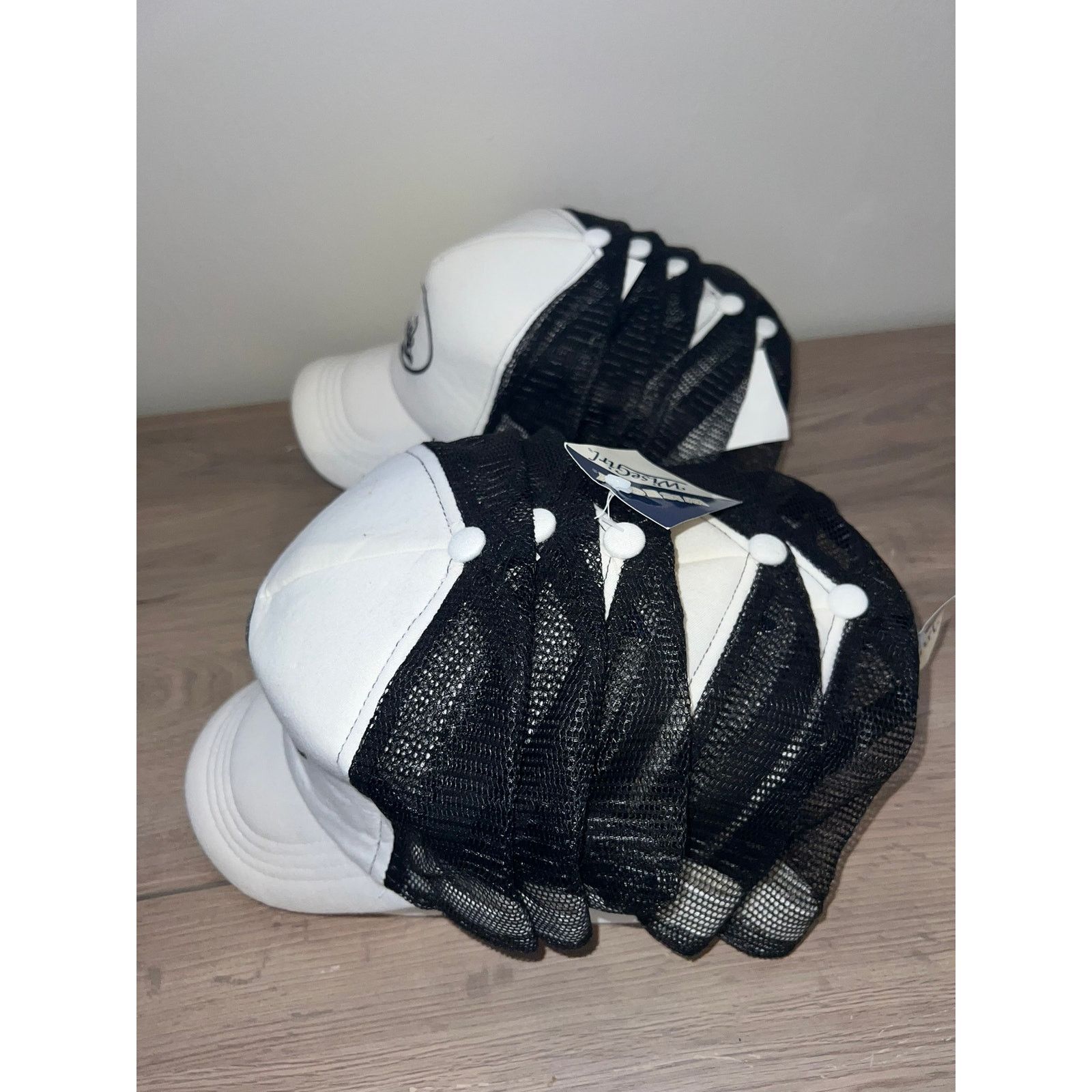Vintage Y2K Von Drunk White Black Trucker Hat Designer Spoof 2000s Size ONE SIZE - 8 Thumbnail