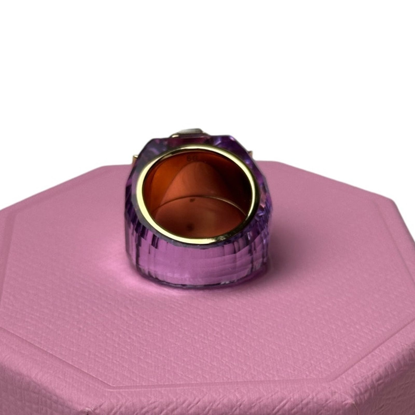 Swarovski Swarovski Chroma cocktail ring Purple, Eur 55 7 USA Size ONE SIZE - 6 Thumbnail