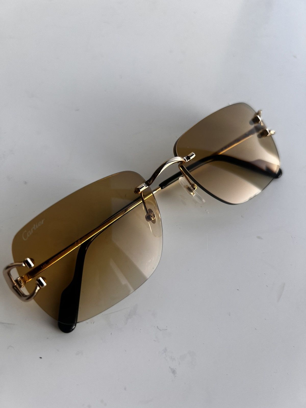 Cartier Cartier Gold C de Cartier CT0330S Sunglasses Size ONE SIZE - 4 Thumbnail