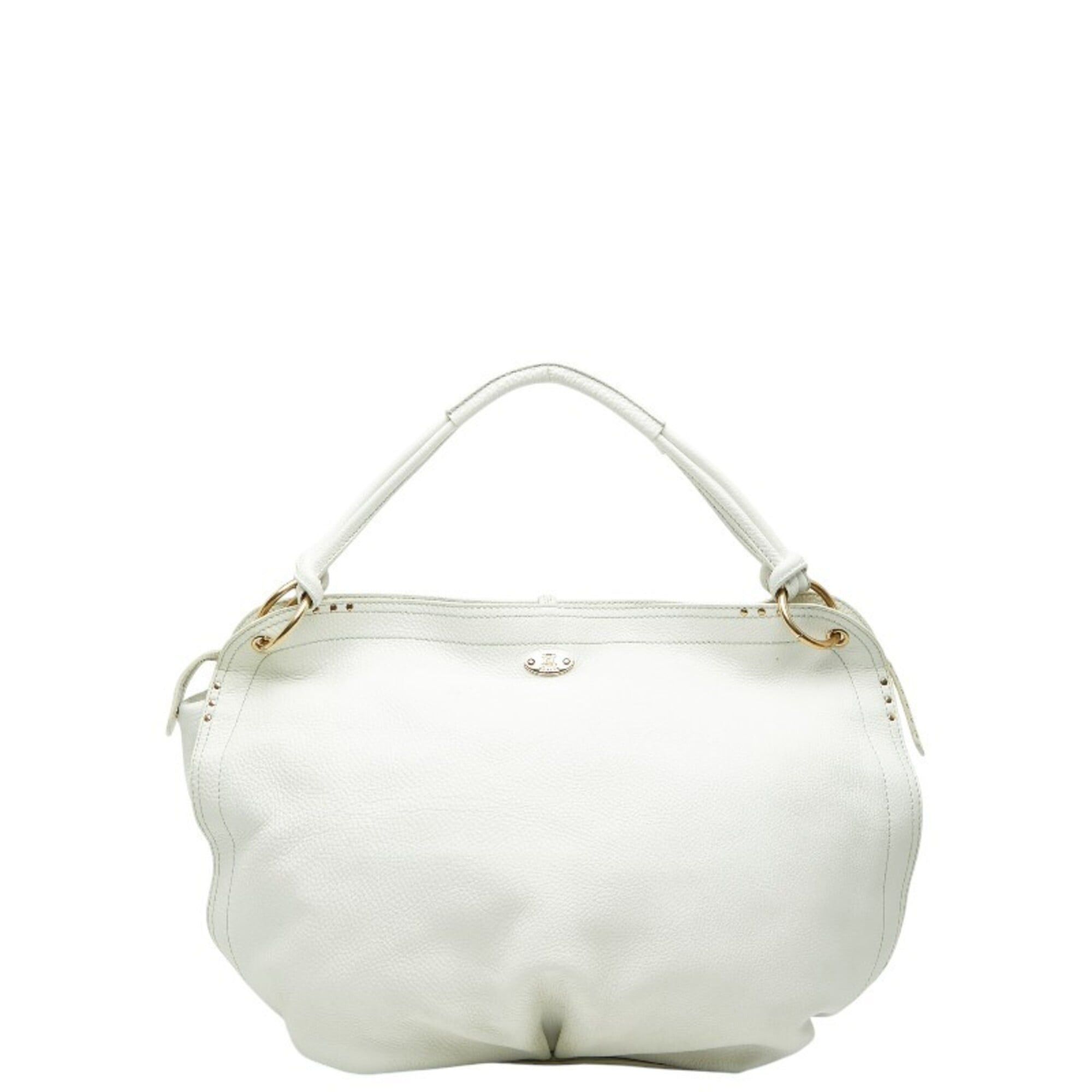 Celine Celine tote bag, white leather, women's. Size ONE SIZE - 1 Thumbnail
