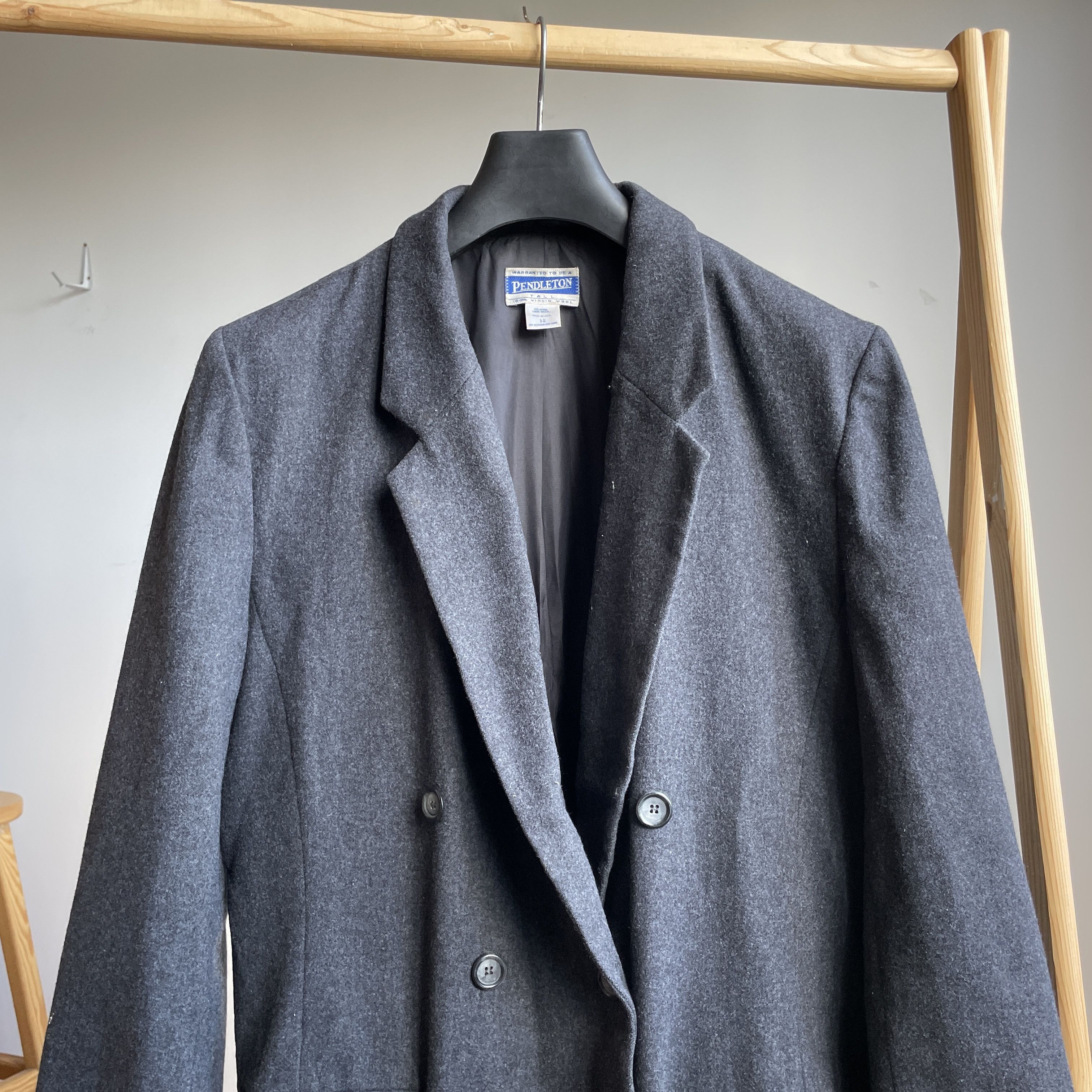 Pendleton Pendleton Vintage Made in USA Womens Double Breasted Blazer Size XL / US 12-14 / IT 48-50 - 4 Thumbnail