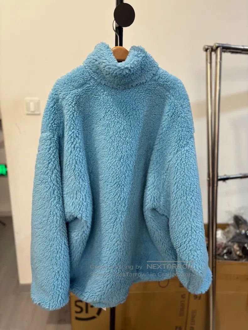 Balenciaga Balenciaga Blue Fleece Zip Jacket Size XS / US 0-2 / IT 36-38 - 5 Thumbnail