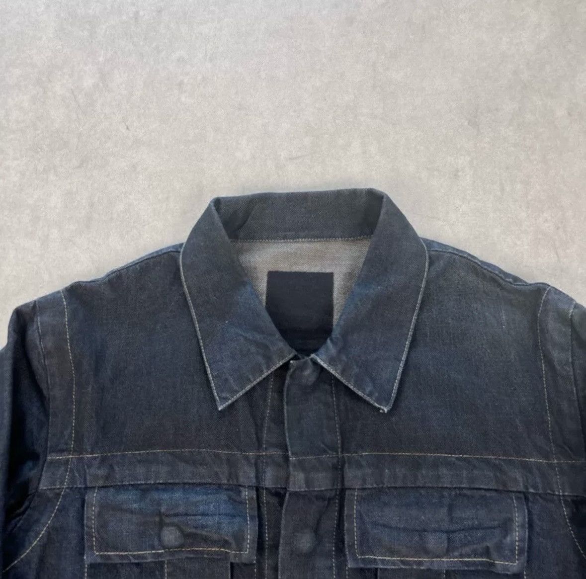 Rick Owens Rickowens slab denim jacket Size US M / EU 48-50 / 2 - 2 Thumbnail