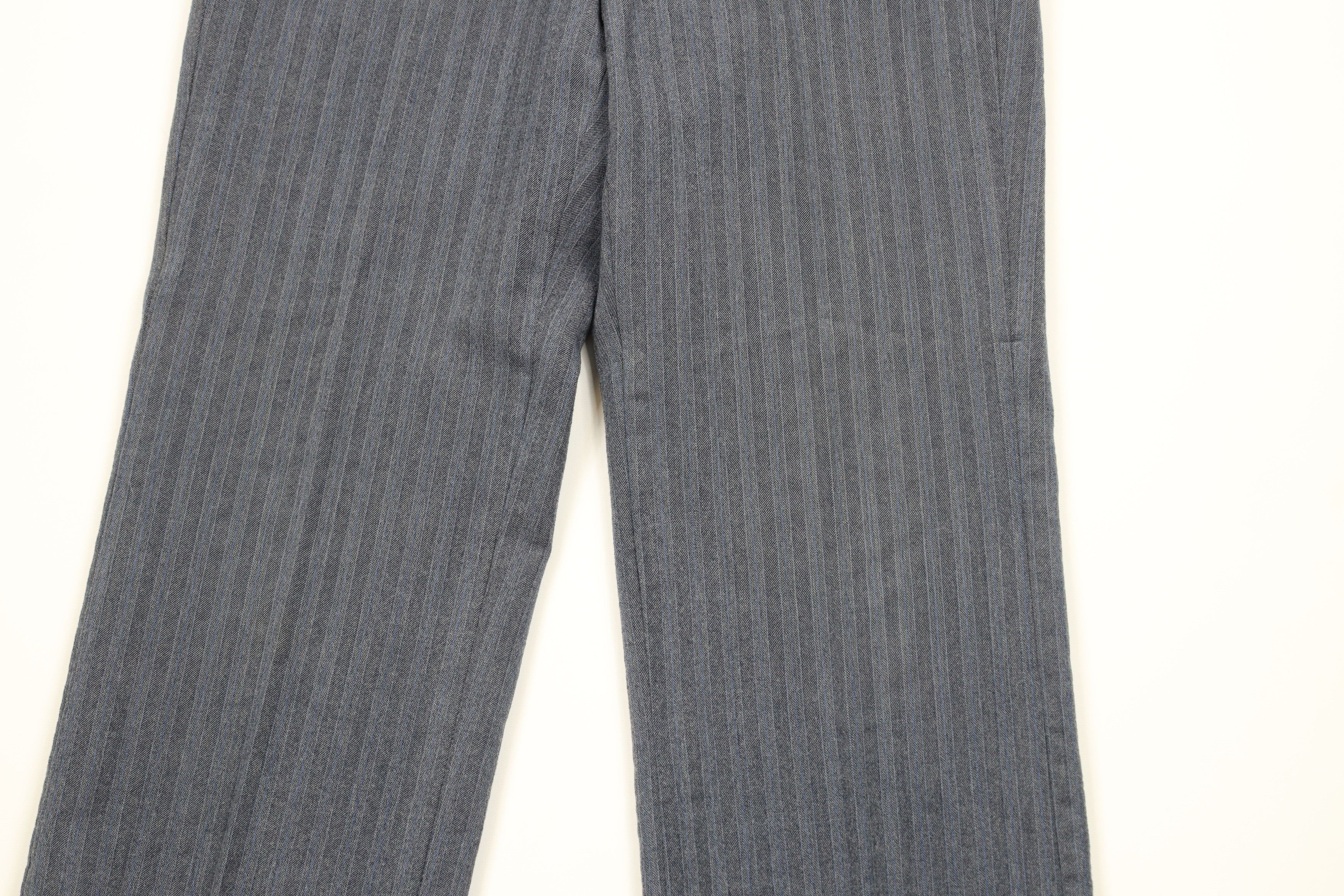 Vintage Vintage 70s Streetwear Wool Striped Bell Bottoms Pants USA Size US 32 / EU 48 - 3 Thumbnail