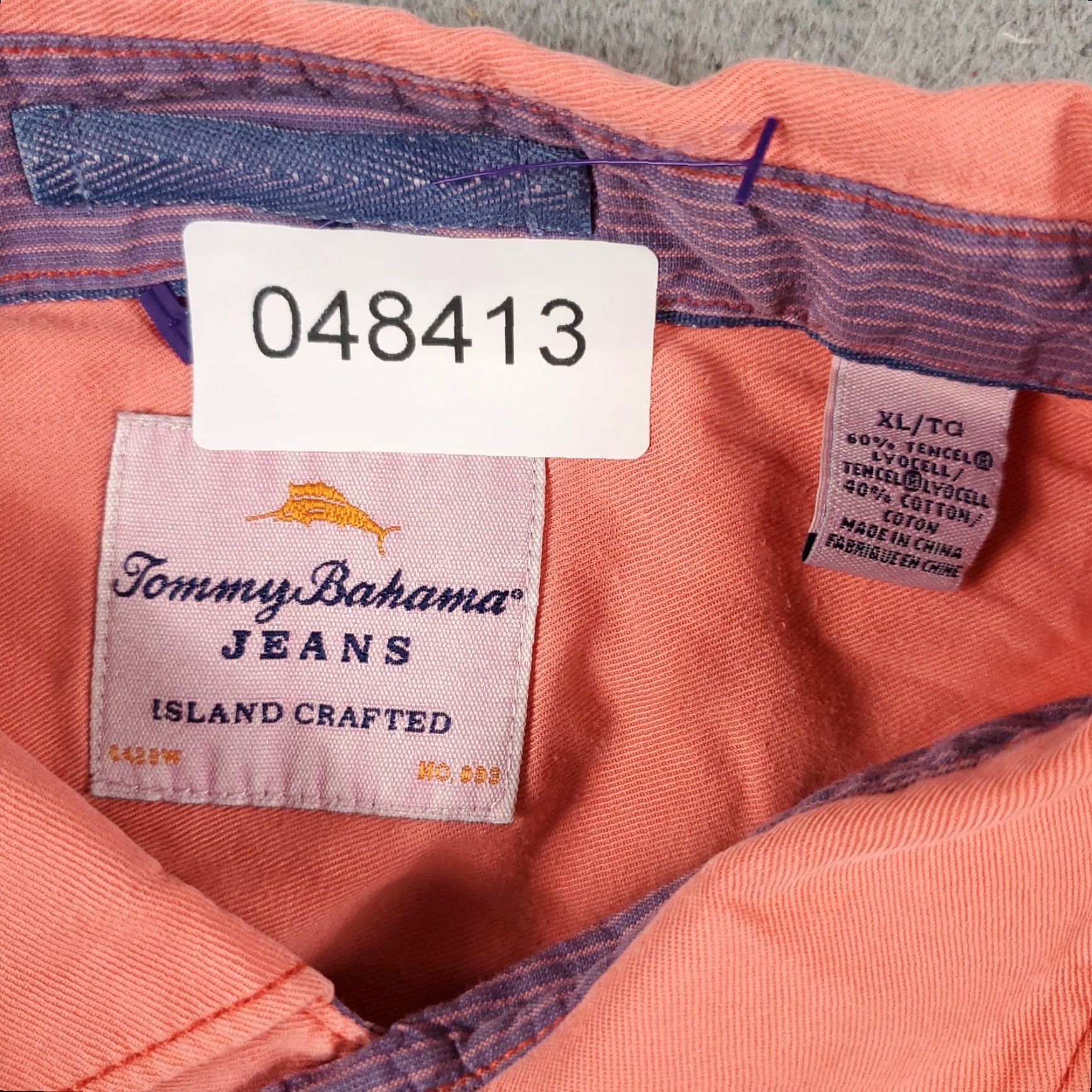 Tommy Bahama VINTAGE Tommy Bahama Shirt Men Large Orange Casual Button-Up Long Sleeve Size US L / EU 52-54 / 3 - 6 Thumbnail