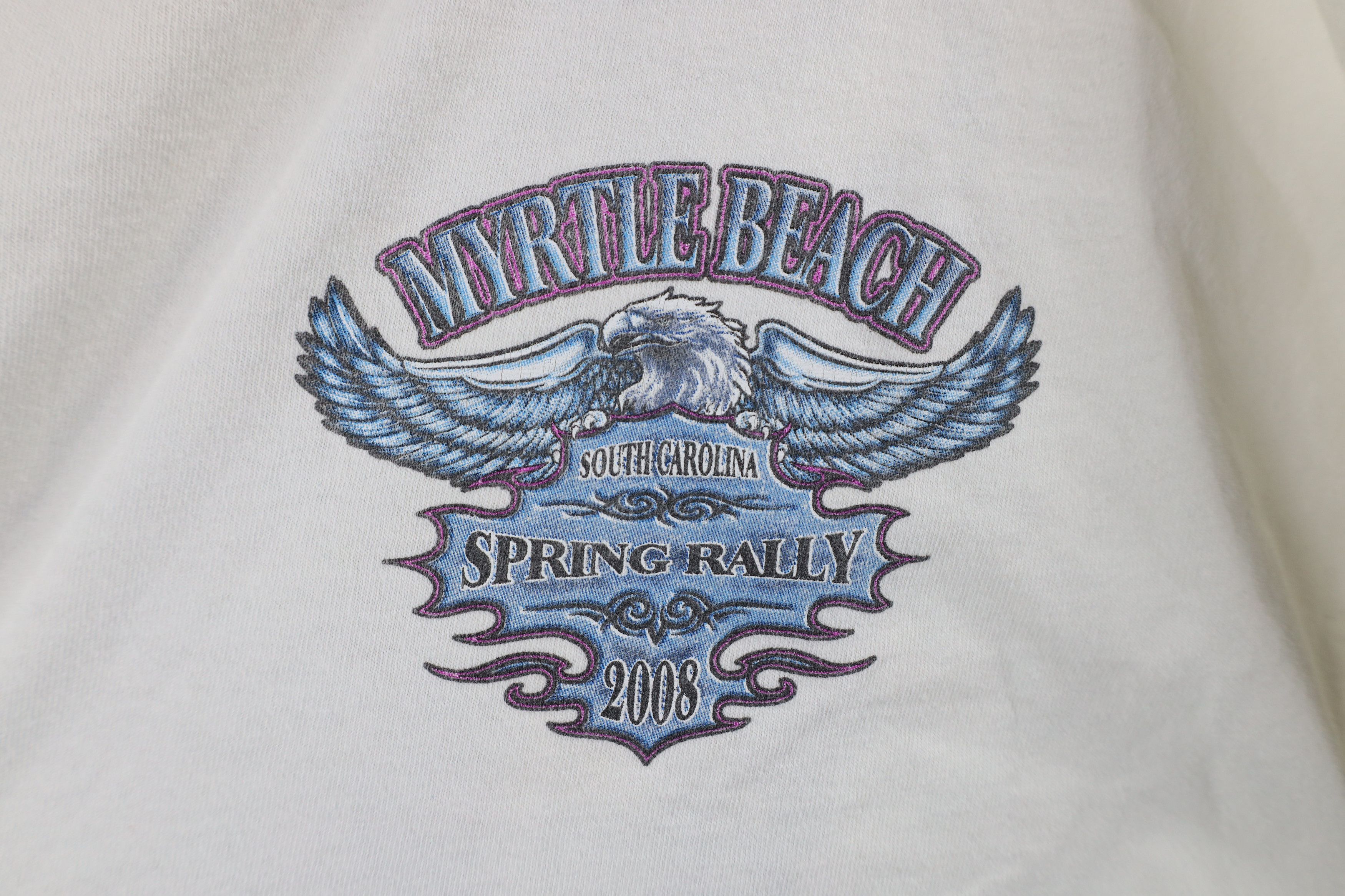 Vintage Vintage Streetwear Motorcycle Eagle Long Sleeve T-Shirt Size US XL / EU 56 / 4 - 5 Thumbnail