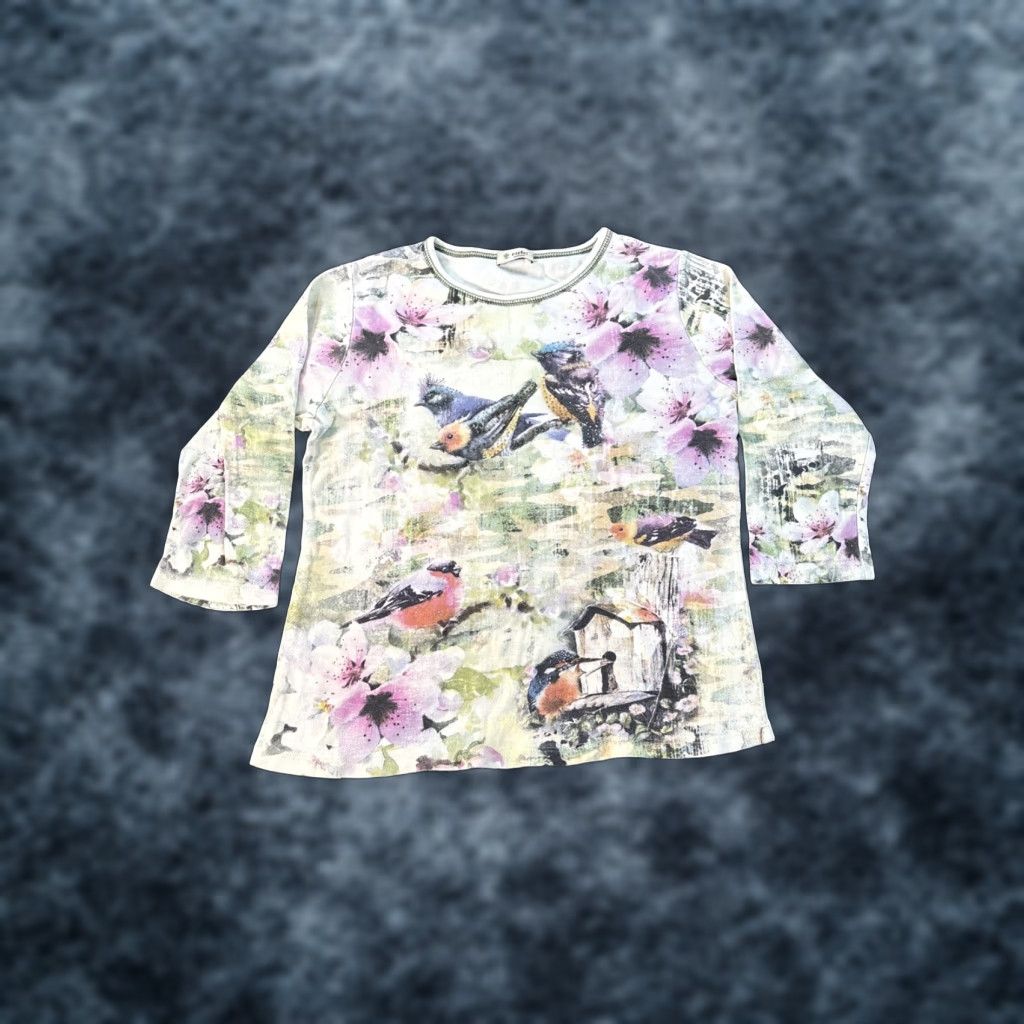 Vintage VINTAGE Cactus T-Shirt Womens Medium Rhinestone All Over Bird Nature 90s Shirt Mens? (Note: This line is wrong; please provide a clear request.) Size M / US 6-8 / IT 42-44 - 1 Thumbnail