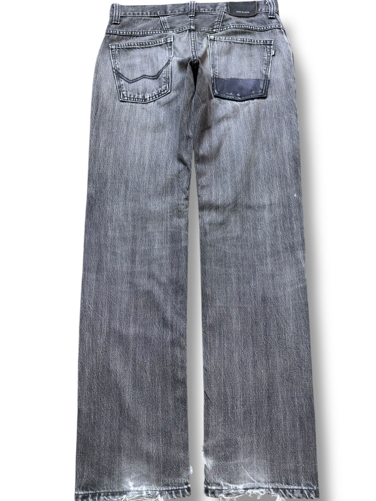 Edwin Vintage Edwin 403 Faded Whiskers Distressed Denim Size US 31 - 6 Thumbnail