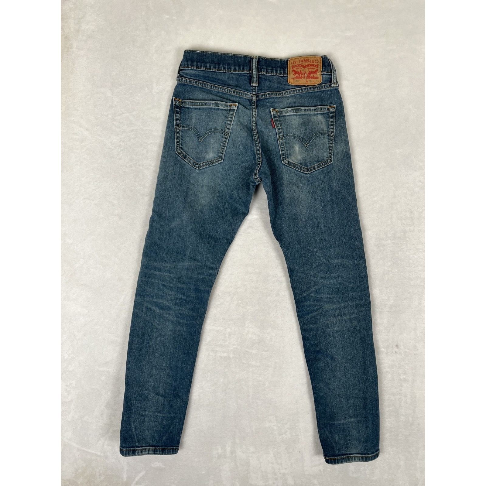Levi's Levi’s 502 Blue Denim Jeans Size 28x28 Medium Wash Size US 28 / EU 44 - 6 Thumbnail