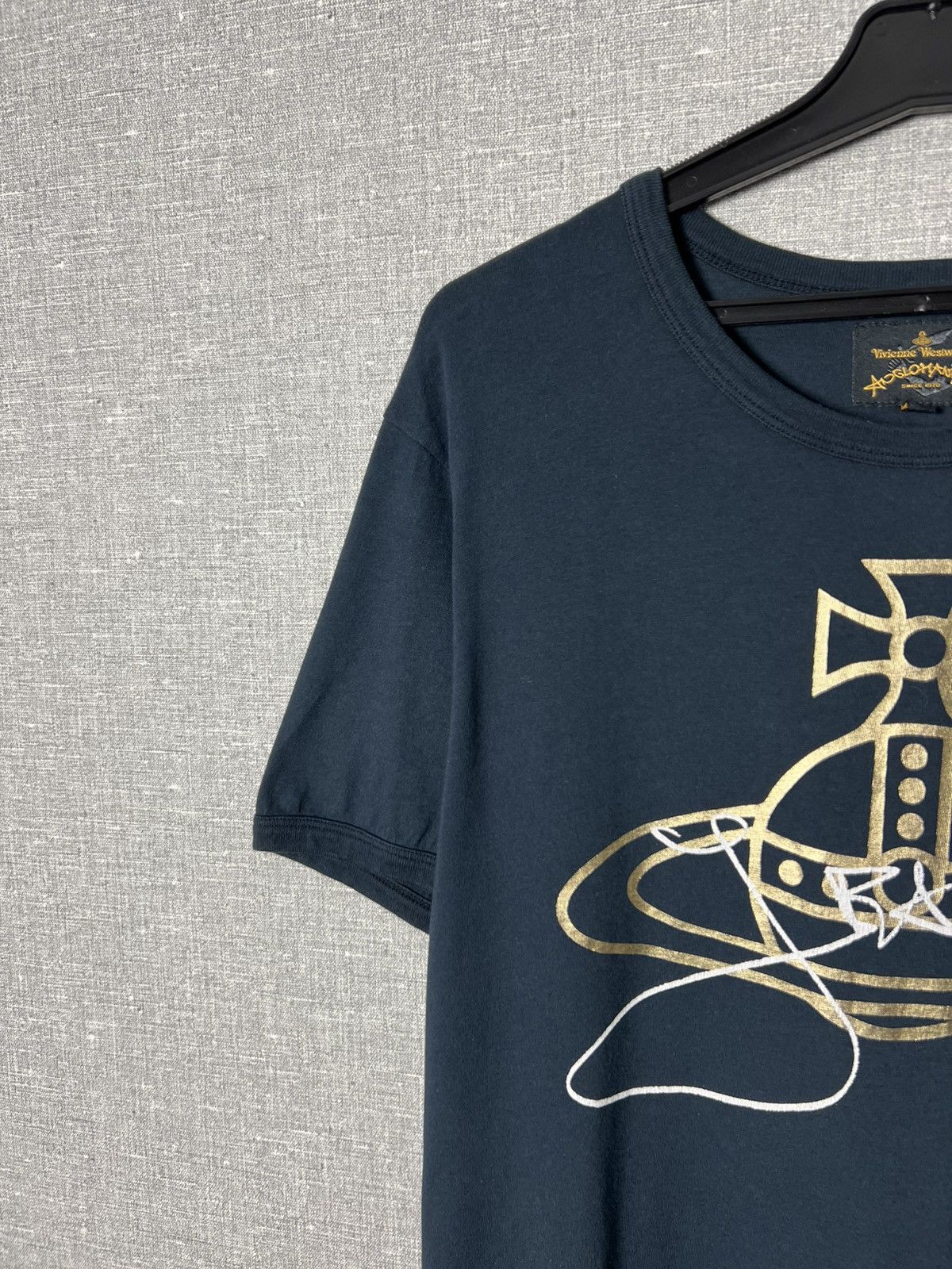 Vivienne Westwood Vivienne Westwood Anglomania Orb Print Big Logo Tee Size XL Size US XL / EU 56 / 4 - 3 Thumbnail
