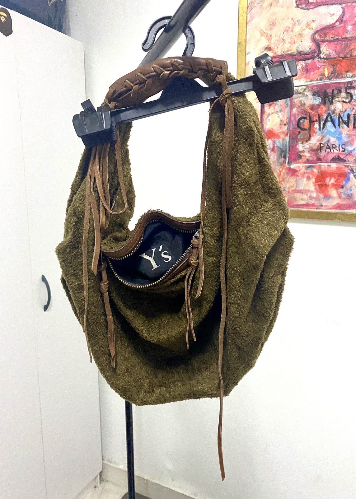 🔥SALE🔥2000s Rare Yohji Yamamoto Hobo mombasa Shoulder bag