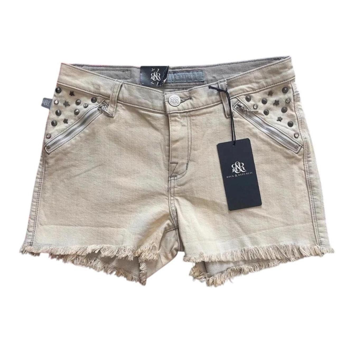 Rock & Republic ROCK & REPUBLIC Denim SHORTS Size 6 Small New Pixie Size 27" / US 4 / IT 40 - 1 Thumbnail