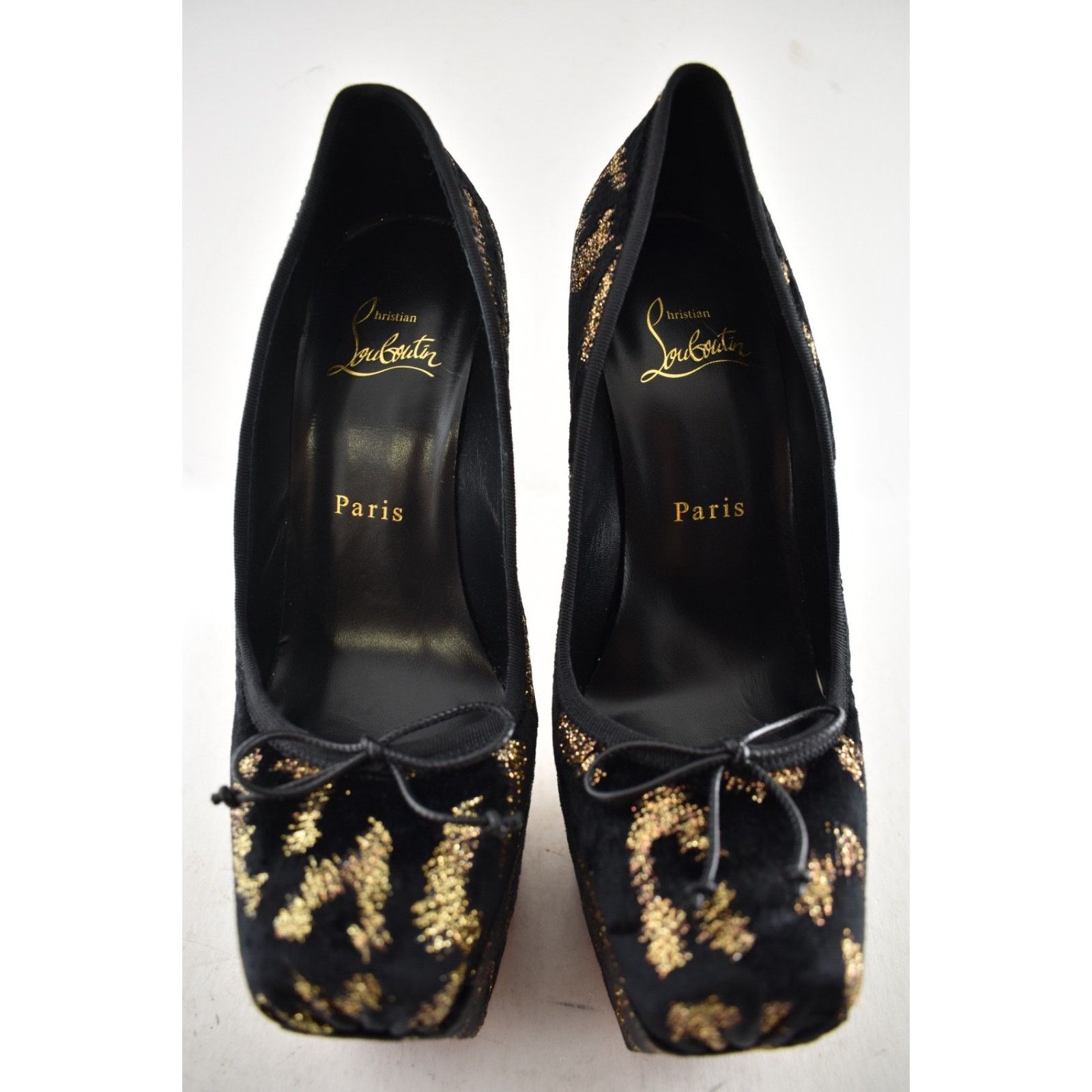 Christian Louboutin Christian Louboutin Cassia Nodo Alta Black Platform Pump 36 Size US 5 / IT 35 - 8 Thumbnail