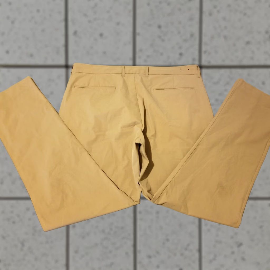J.Crew Mens J. Crew Khaki Dress Pants Performance Slack Chino Trouser 36x32 Beige Stretch Style Size US 36 / EU 52 - 1 Thumbnail