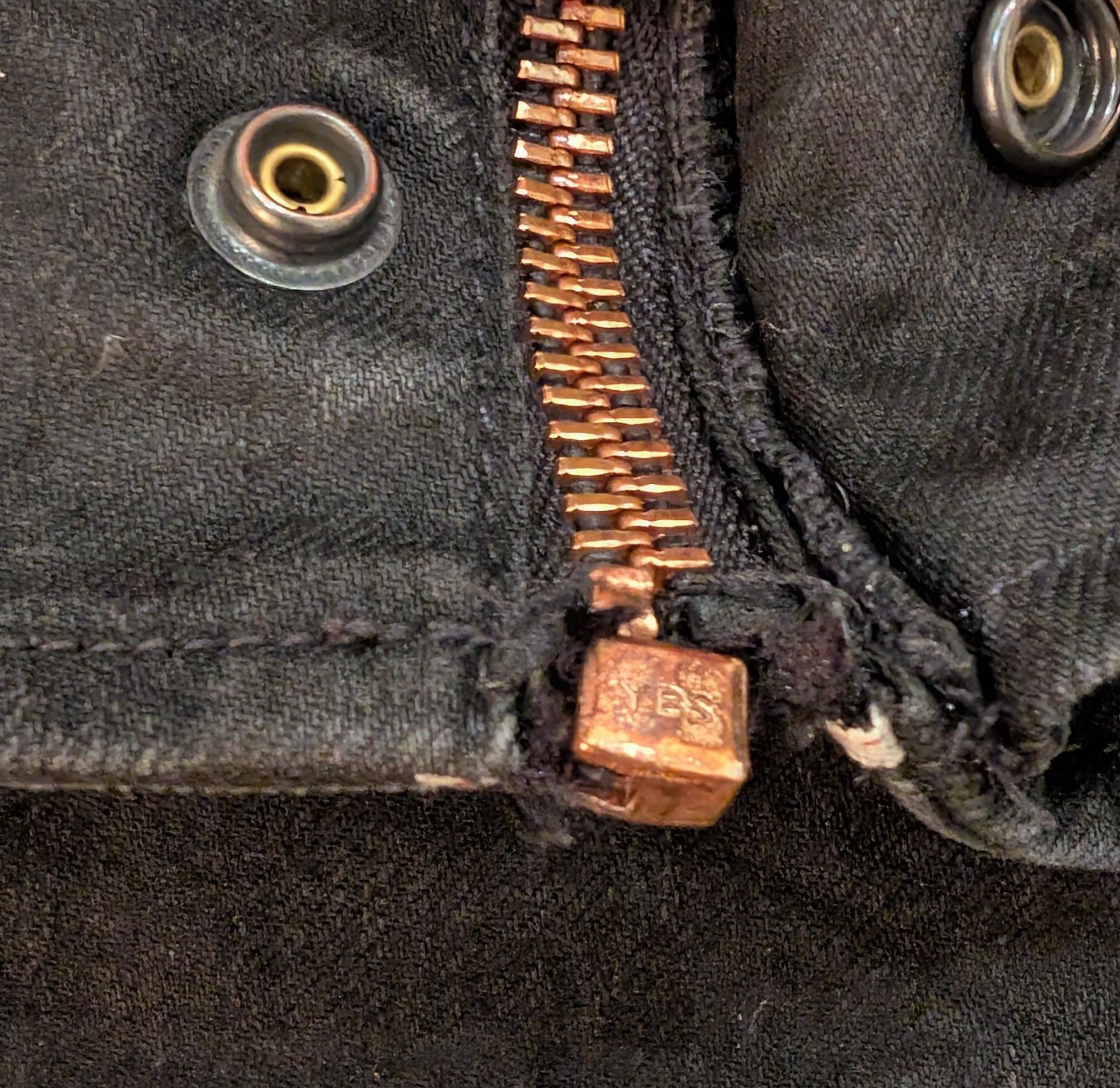 Scotch & Soda RARE Scotch & Soda Lava Tears Selvedge Denim Jacket Black Size US M / EU 48-50 / 2 - 9 Thumbnail