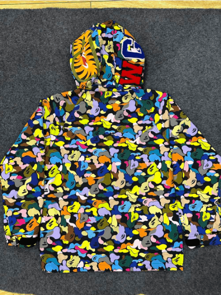 Bape Bape Shark Hooded Jacket Size US M / EU 48-50 / 2 - 2 Thumbnail