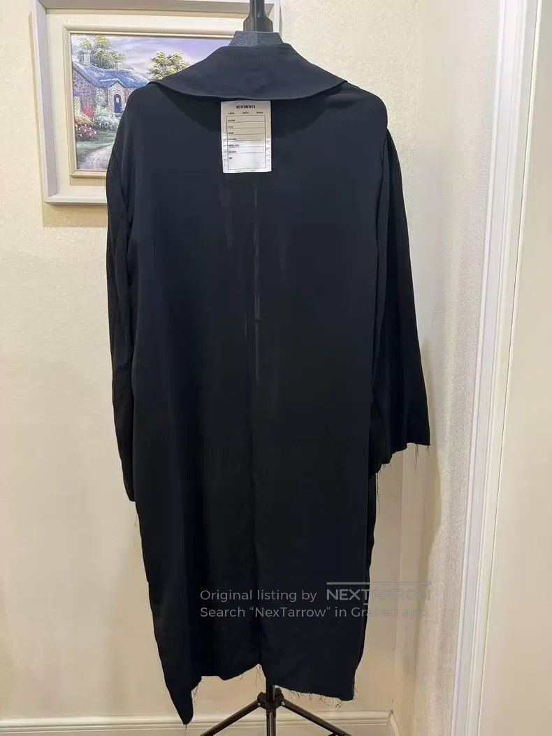 Vetements VETEMENTS Black Long Trench Coat Size US XS / EU 42 / 0 - 3 Thumbnail