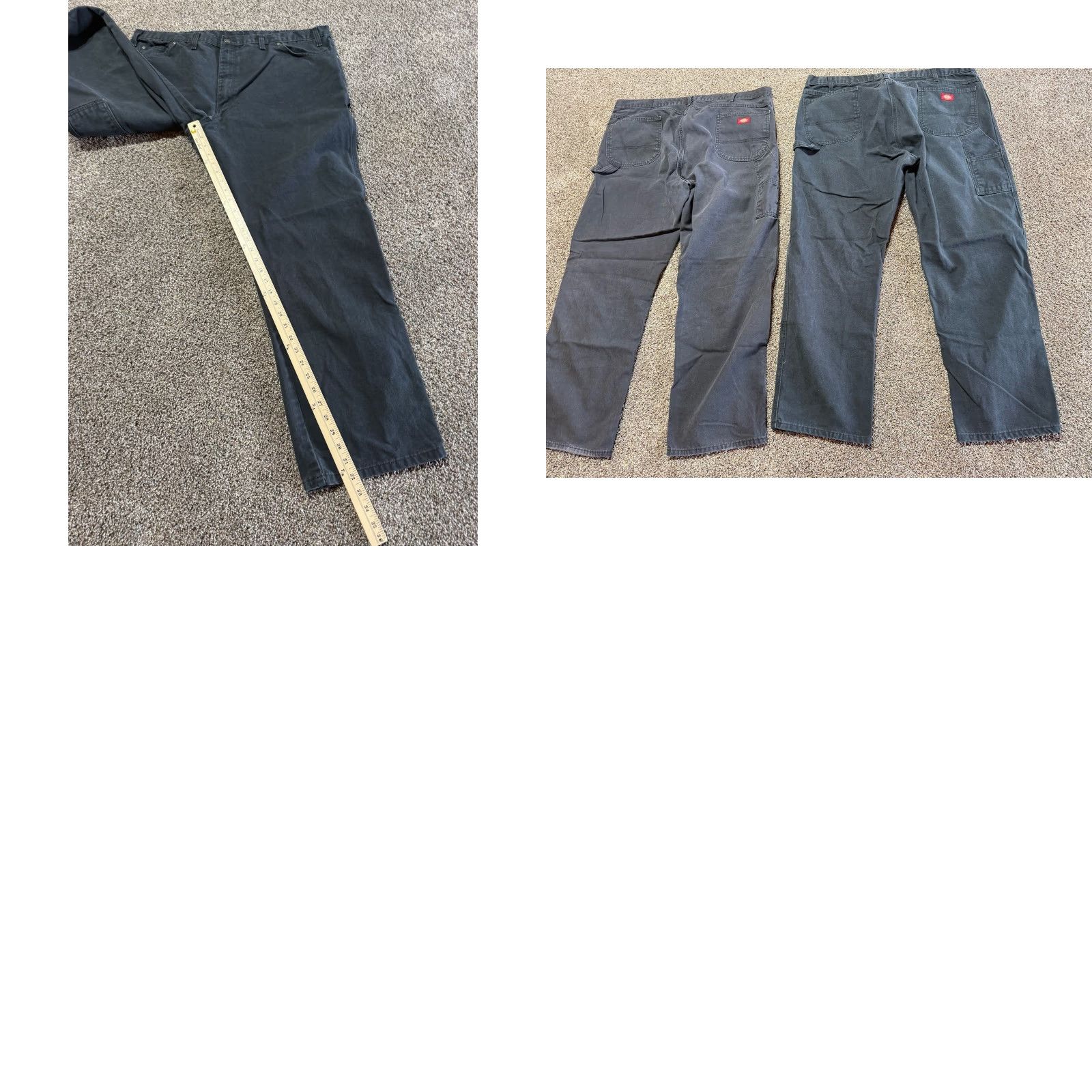 Dickies Dickies Jeans Men 44x32 Straight Cotton Denim Black 5-Pocket Regular Zip Solid Vintage? No (Not Vintage) +? Just format guidelines. Size US 44 / EU 60 - 9 Thumbnail