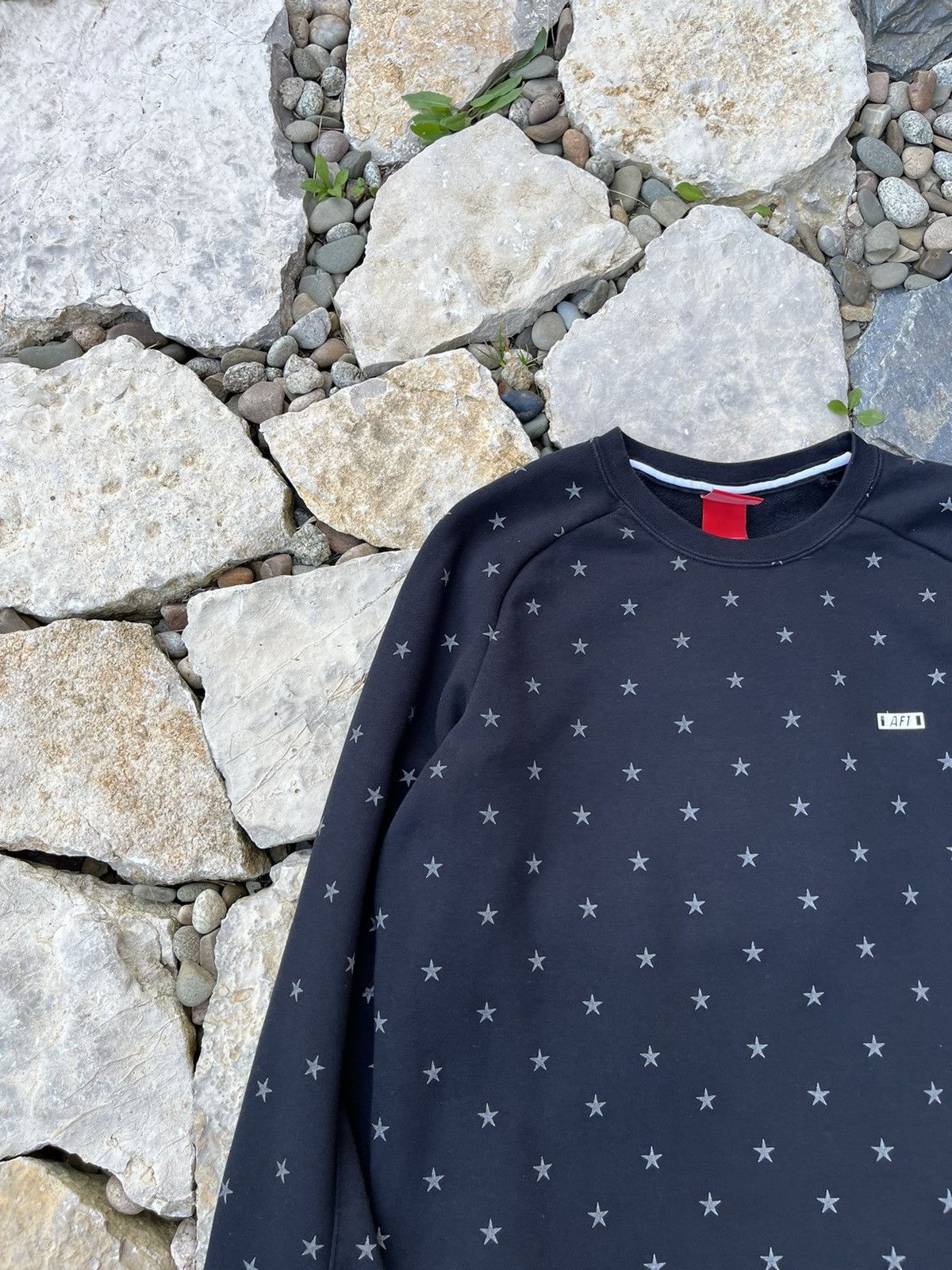Nike × Vintage rare Nike AF1 Air Force 1 sweatshirt star all over print Size US M / EU 48-50 / 2 - 5 Thumbnail