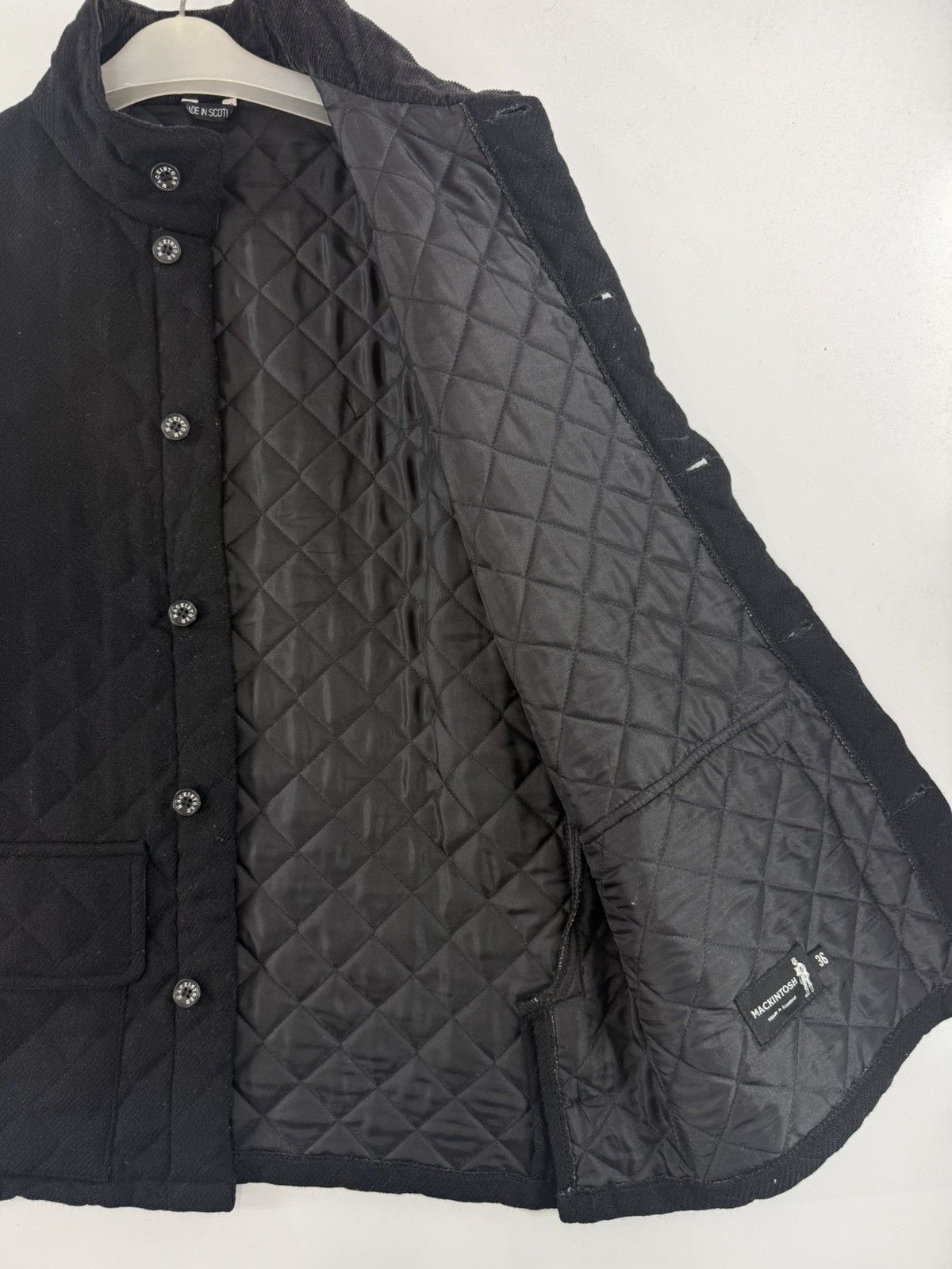 Mackintosh 🔥 Mackintosh Scotland wool Quilted Utility Light Jacket - 36 Size US S / EU 44-46 / 1 - 8 Thumbnail