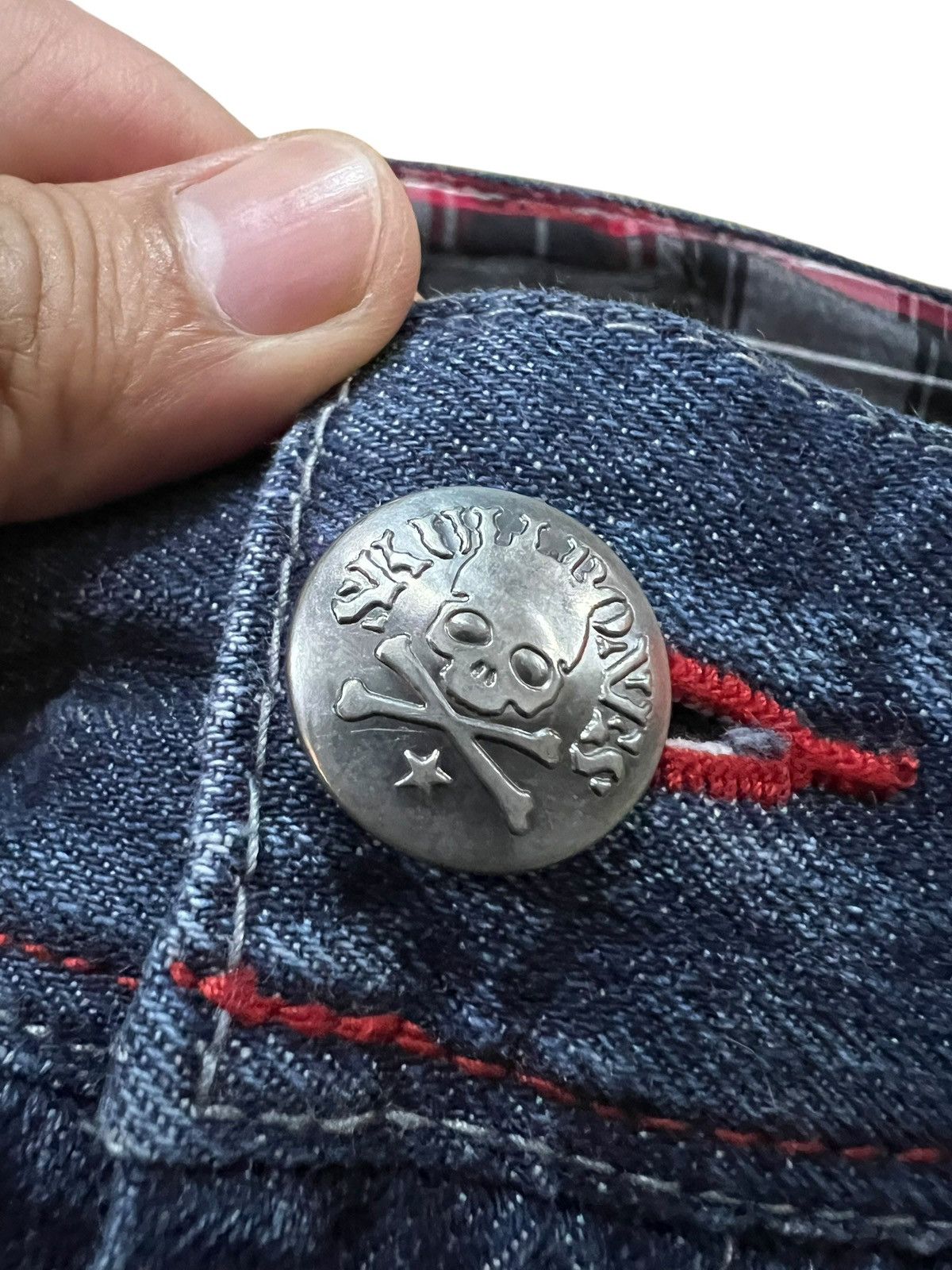 If Six Was Nine Wild Life Skull Bones Clawmark Mud wash If six was nine styl Size US 30 / EU 46 - 9 Thumbnail