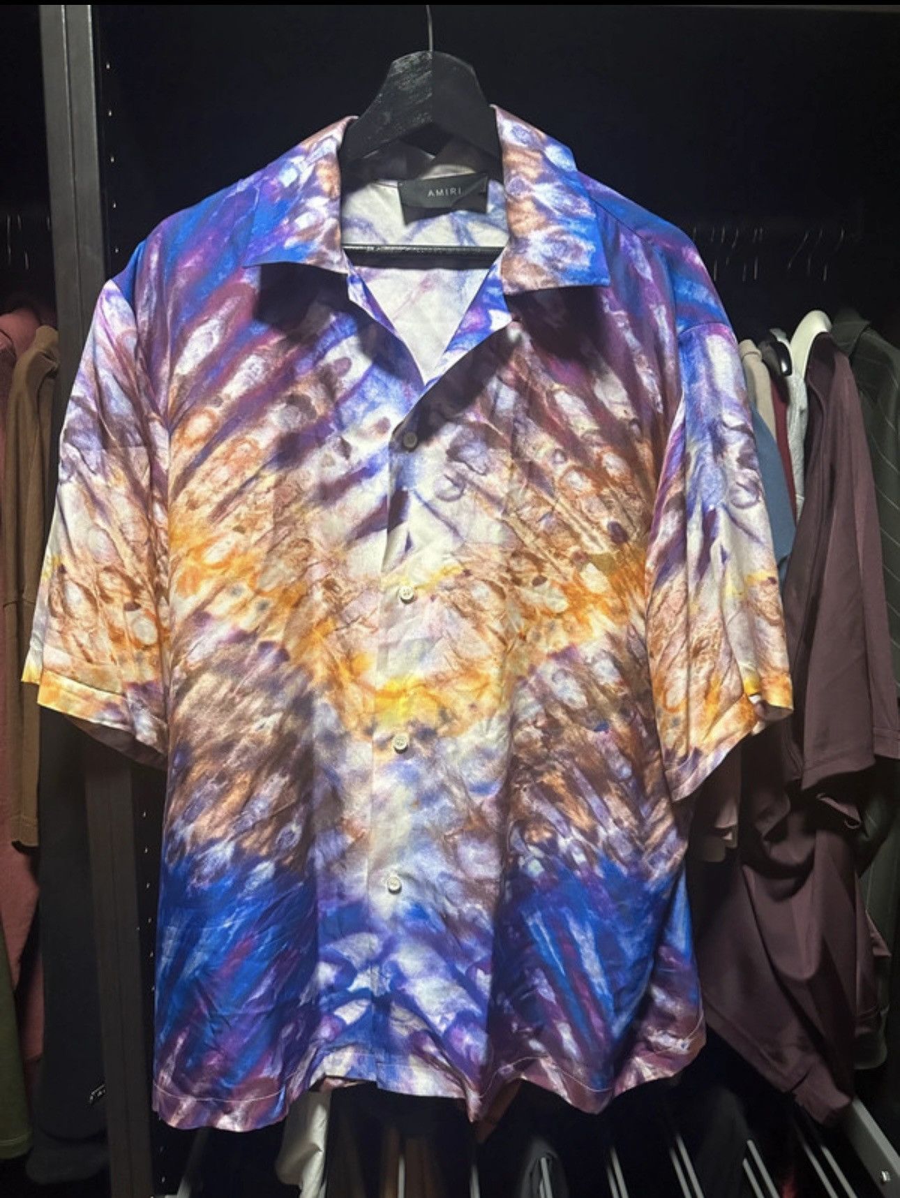 Amiri Amiri Silk Bowling shirt | Grailed 